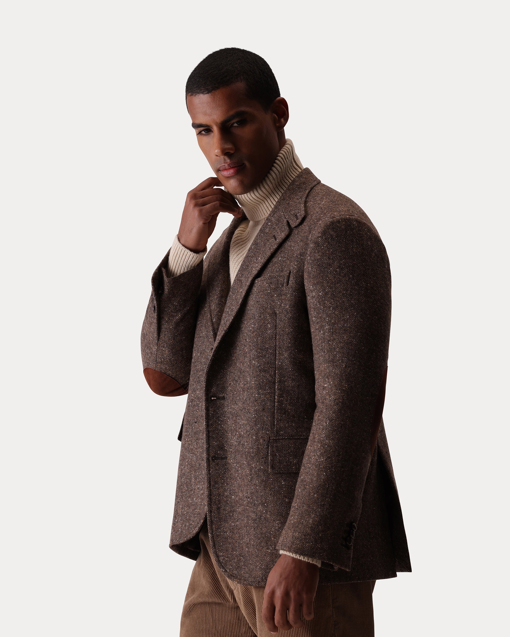 Bernardo Giacca Classica in Tweed