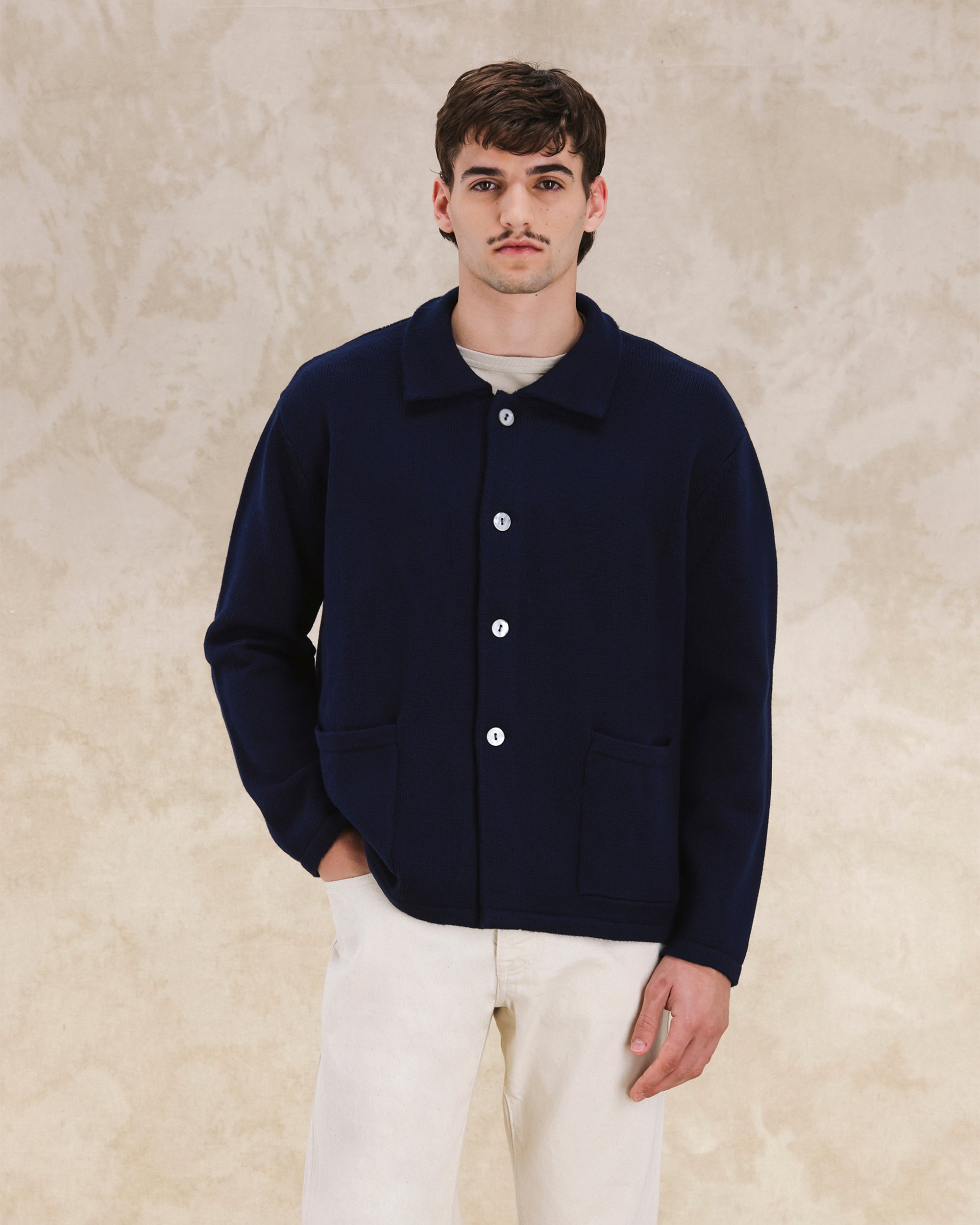 Beta Cardigan In Lana Merino