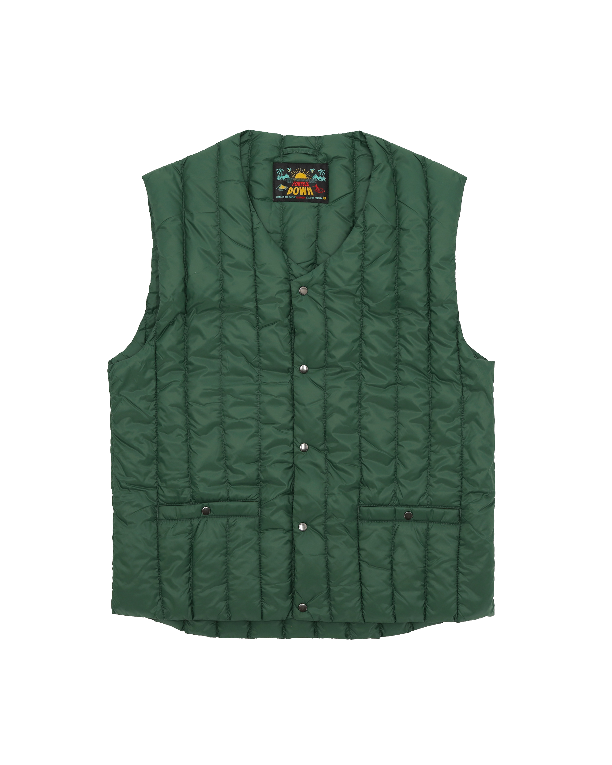 Birdie Gilet In Nylon Trapuntato