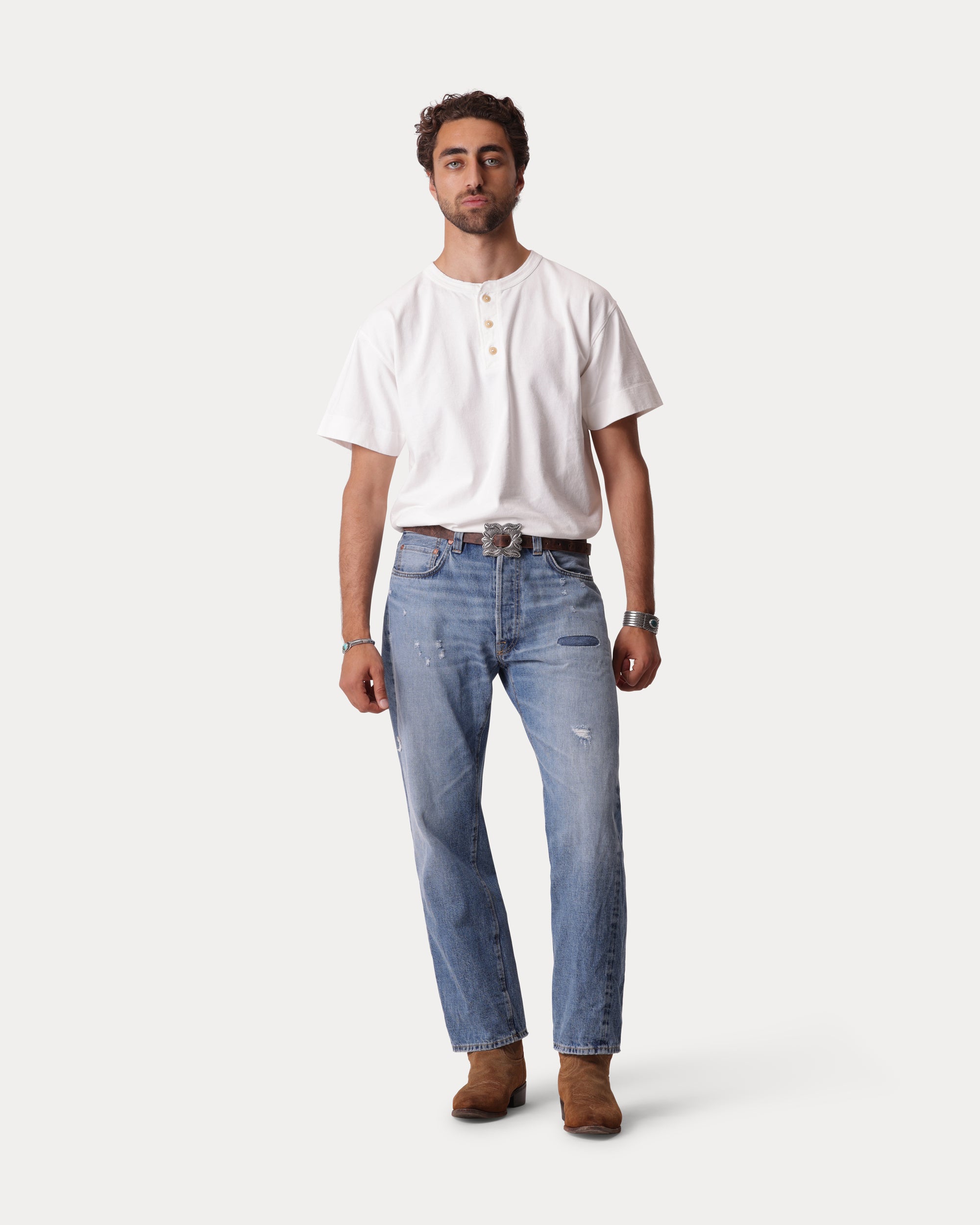 Bliss T-shirt Serafino in Cotone
