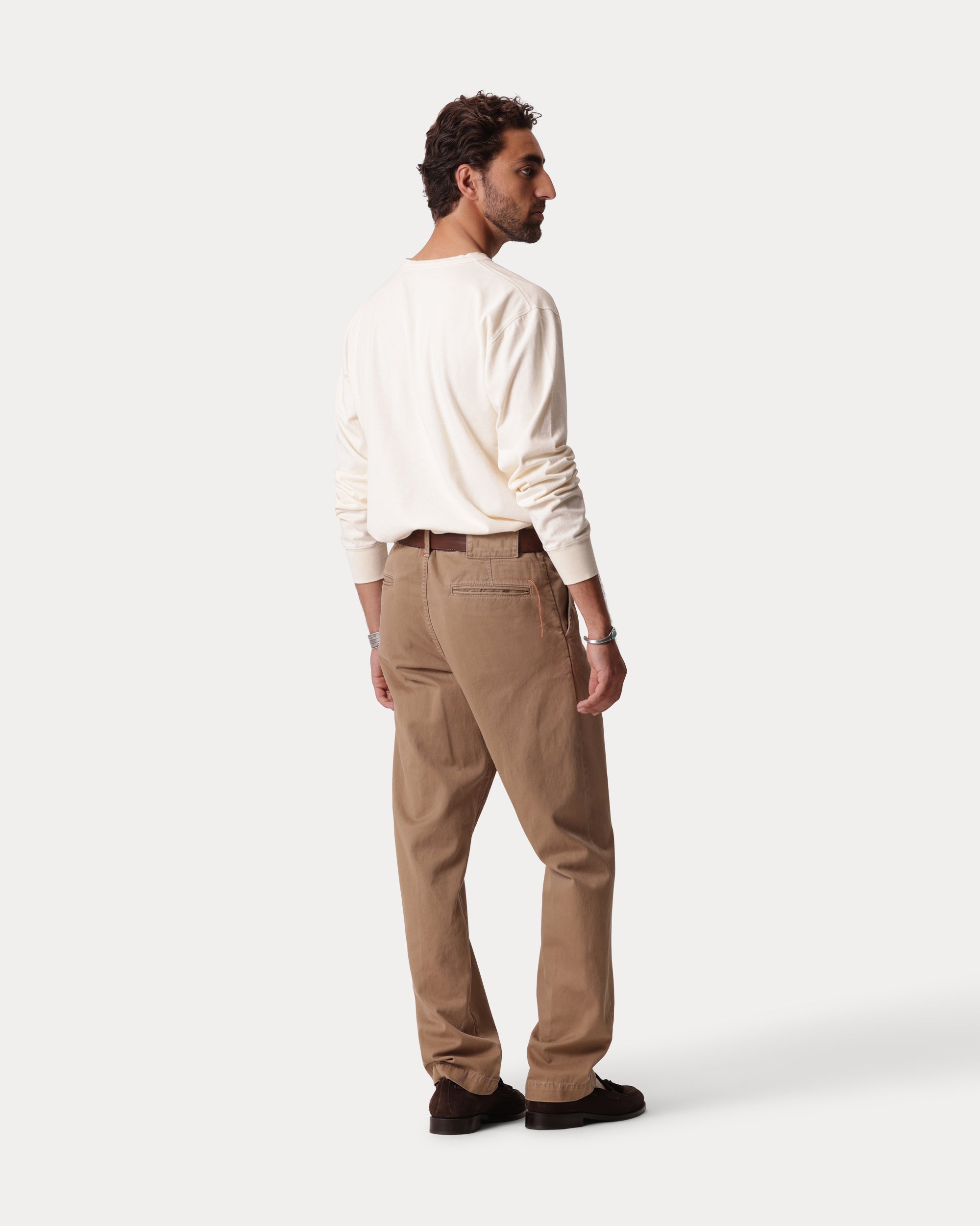Bliss T-shirt Serafino in Cotone Manica Lunga