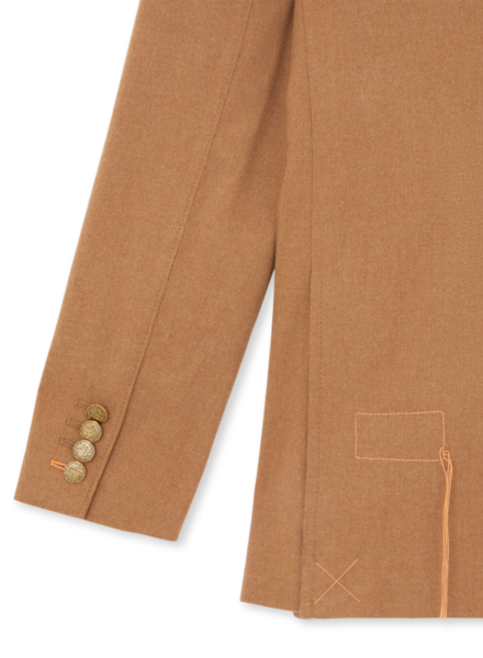 Bobbie Giacca Classica Doppiopetto In Flanella