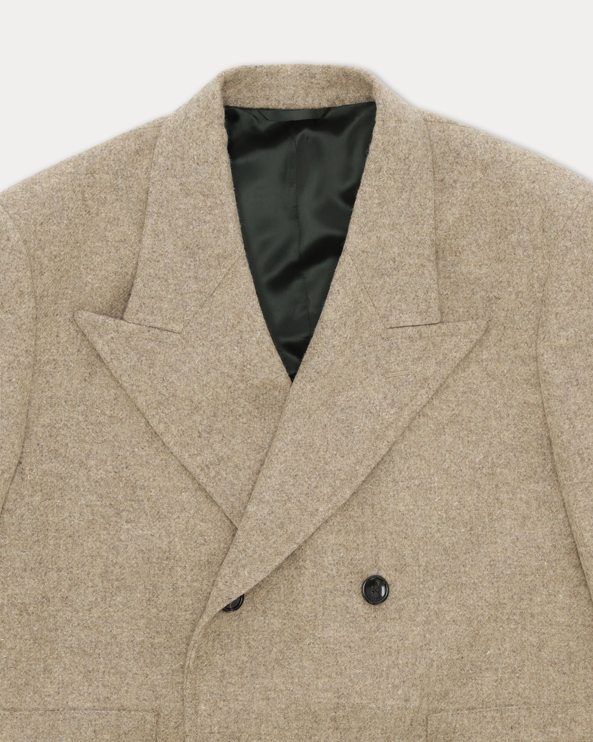 Bogart Cappotto Doppiopetto In Herringbone di Lana