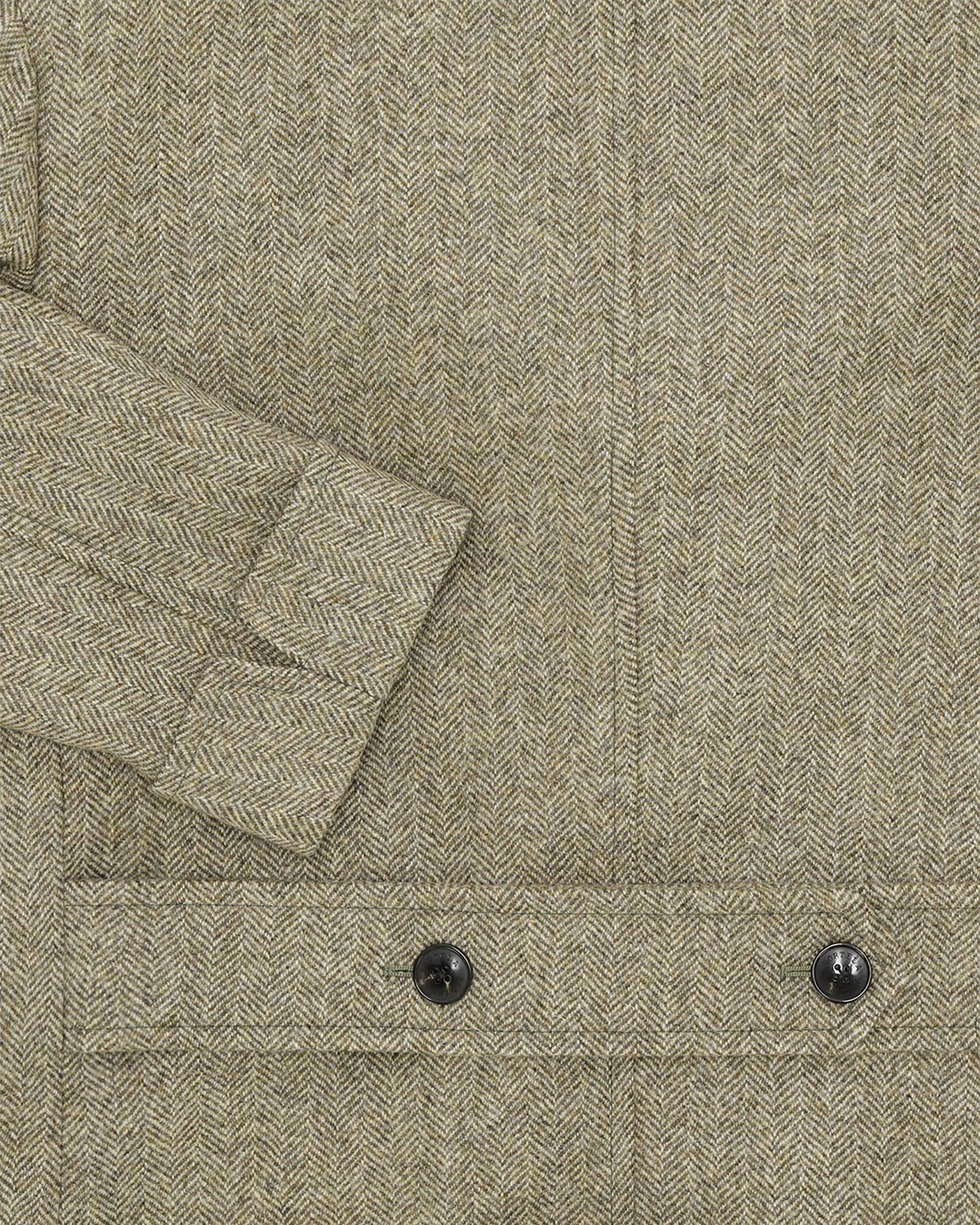 Bogart Double-Breasted Wool Herringbone Coat