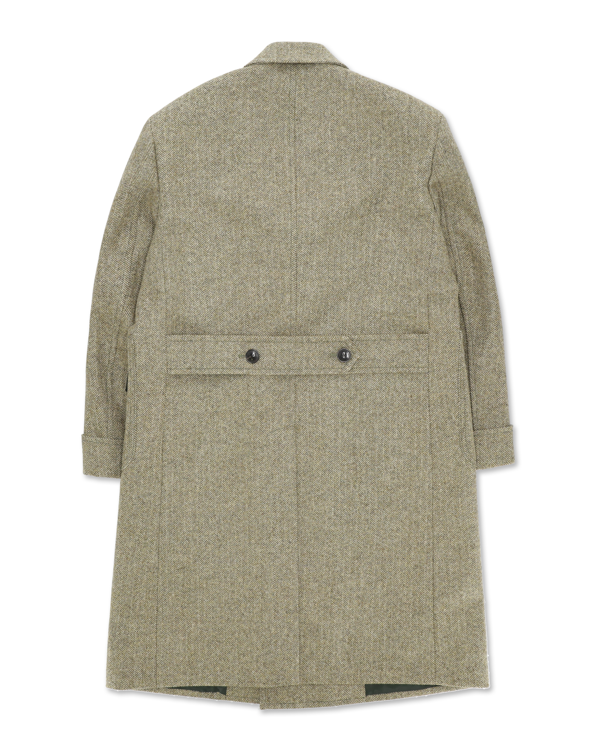 Bogart Cappotto Doppiopetto In Herringbone di Lana