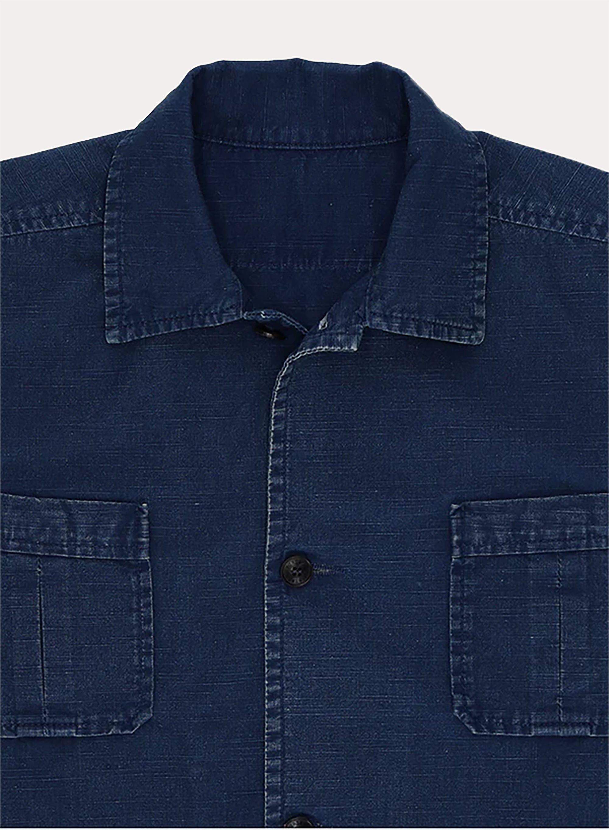 Bohem Camicia In Denim Manica Corta