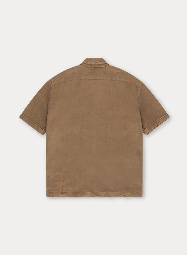 Bohem Camicia In Lino Manica Corta