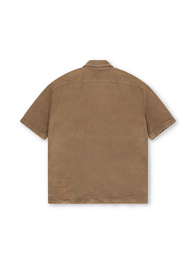 Bohem Camicia In Lino Manica Corta