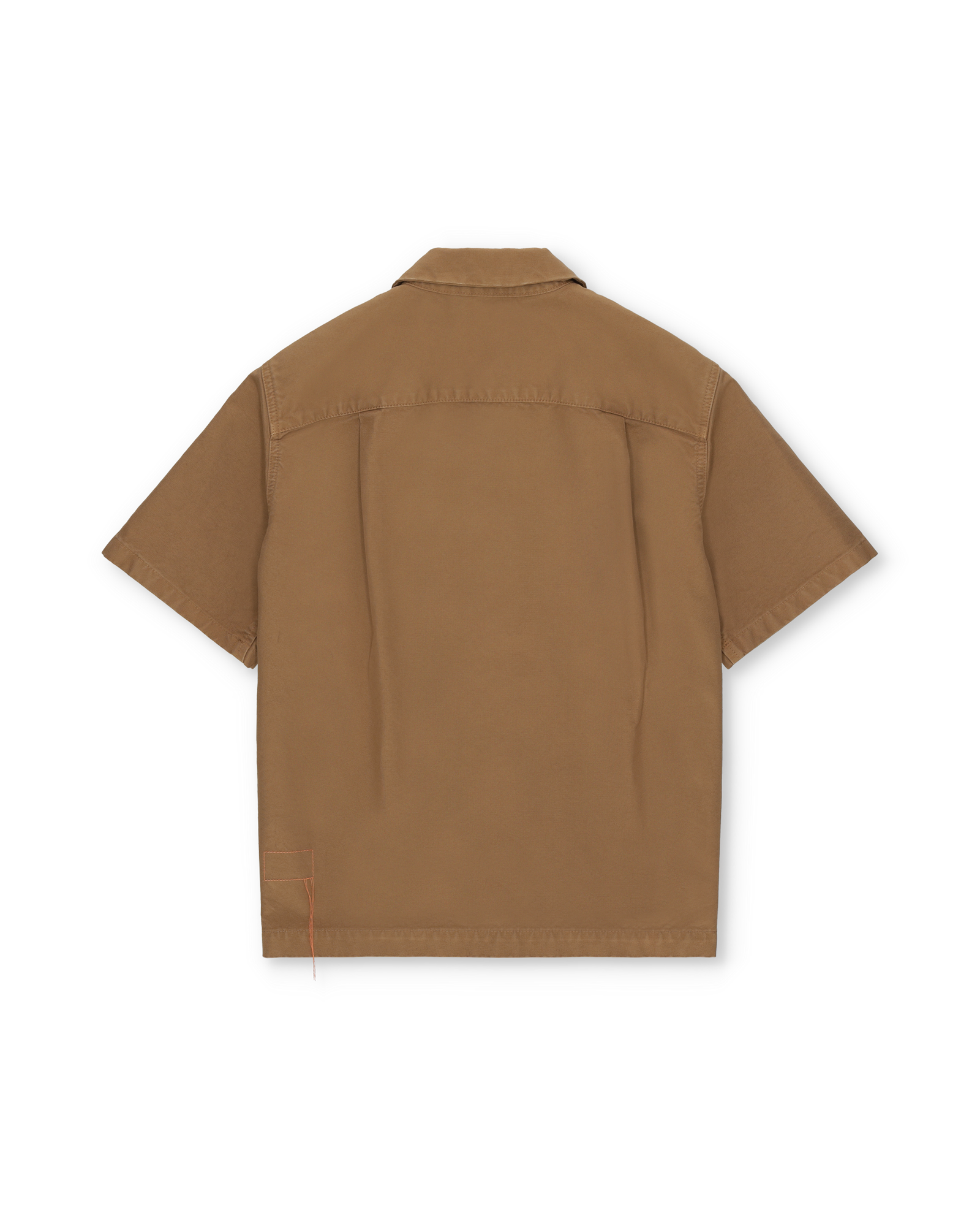 Bowling Camicia In Cotone Manica Corta