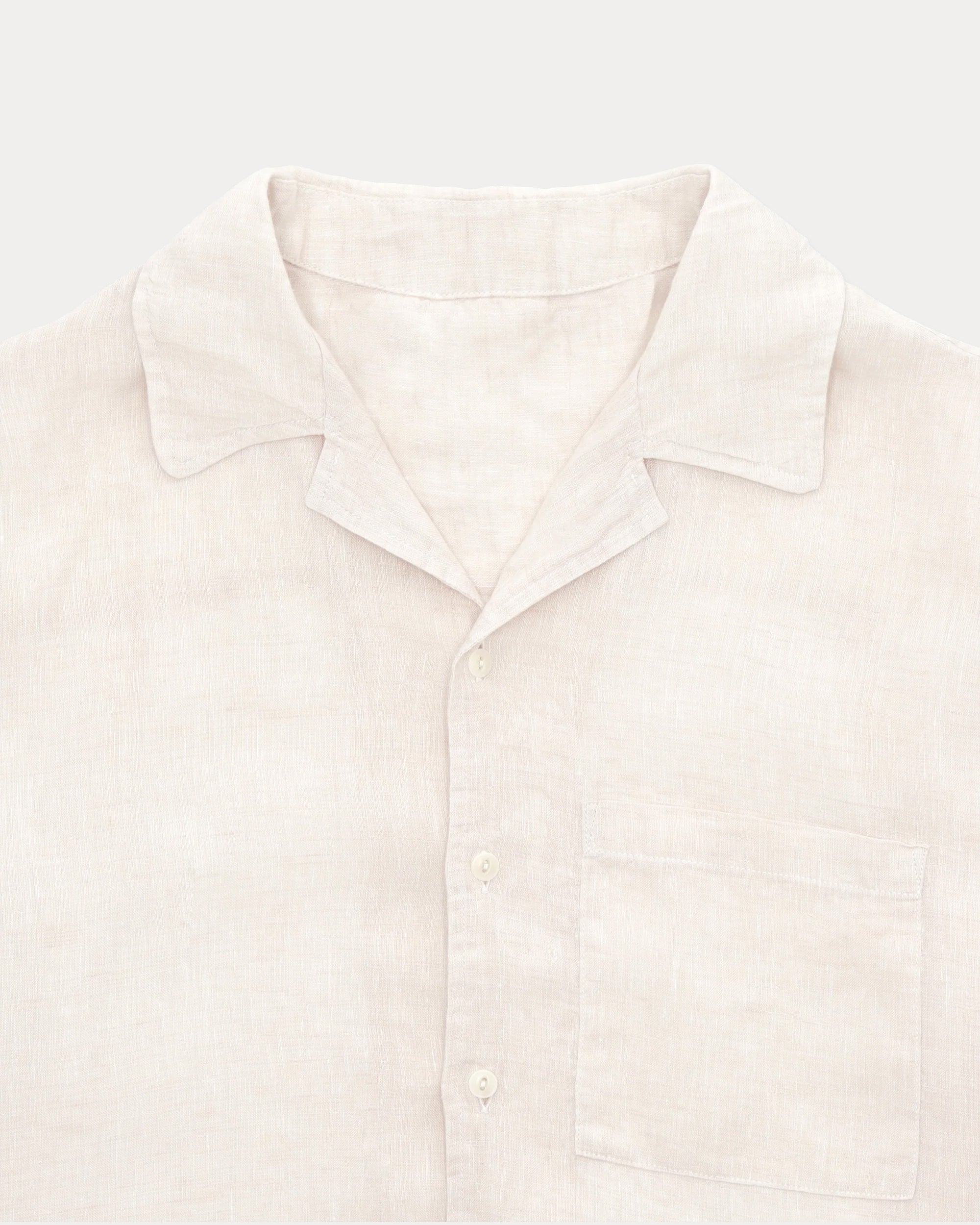 Bowling Short Sleeve Linen Shirt