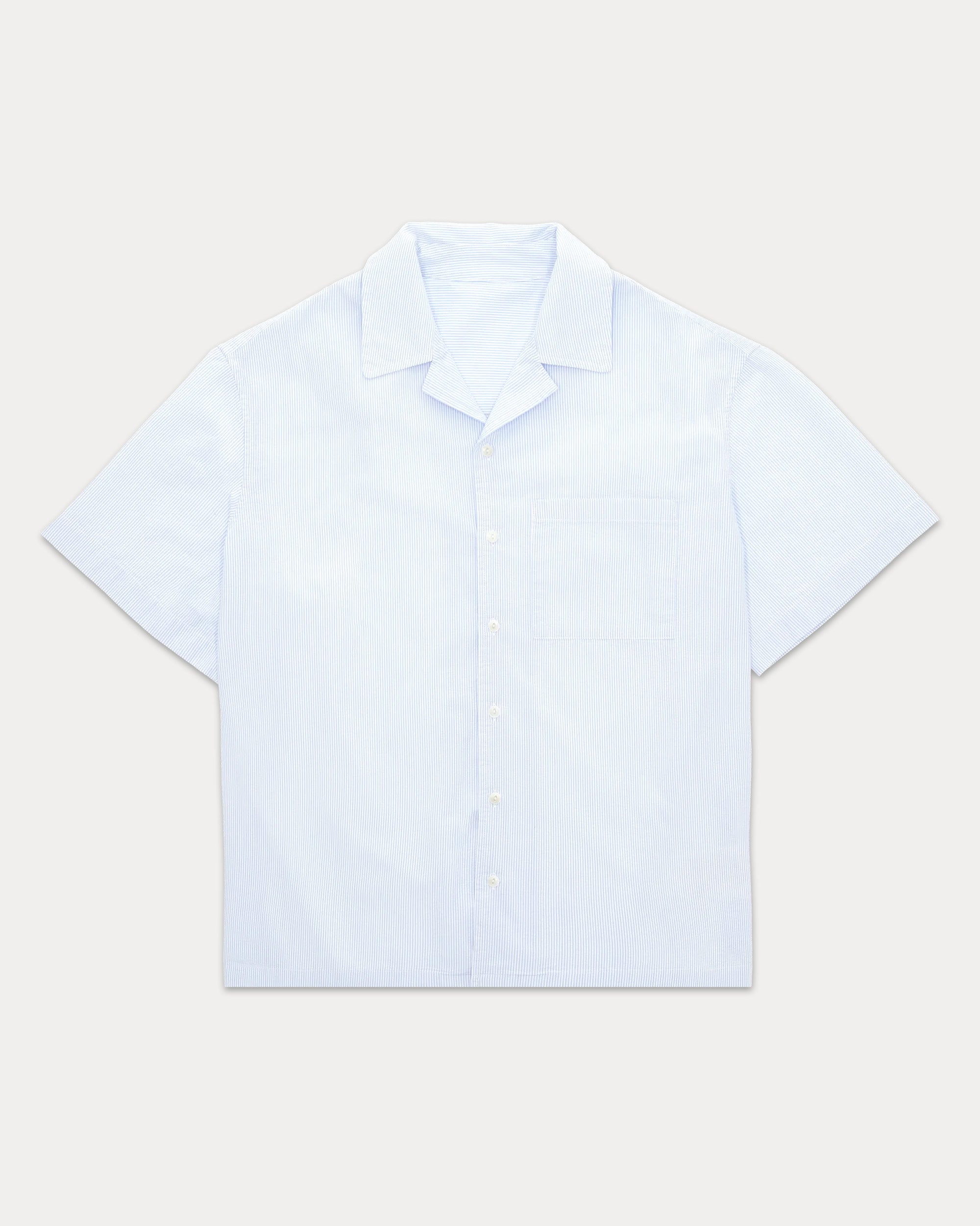 Bowling Camicia In Lino Manica Corta