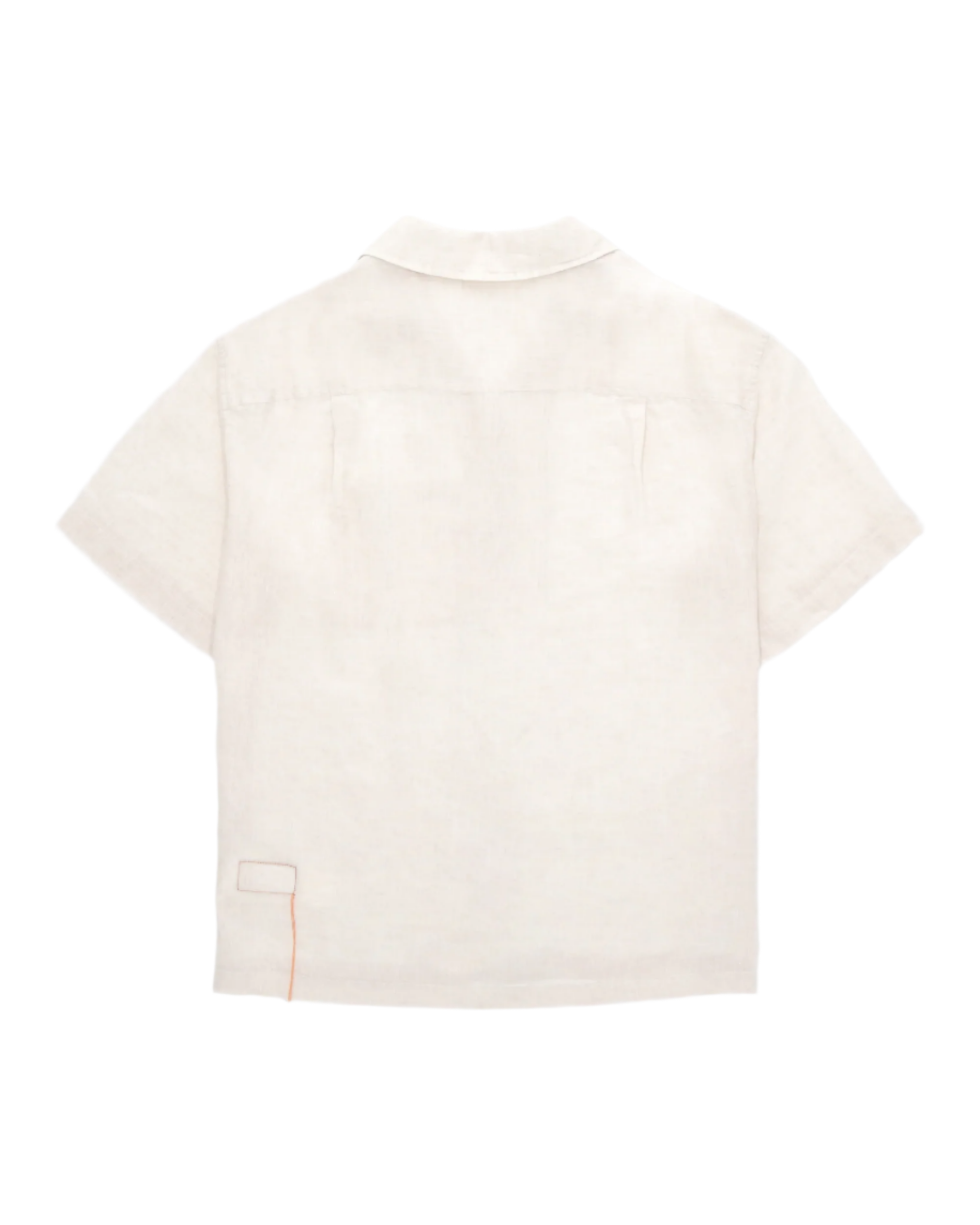 Bowling Camicia In Lino Manica Corta