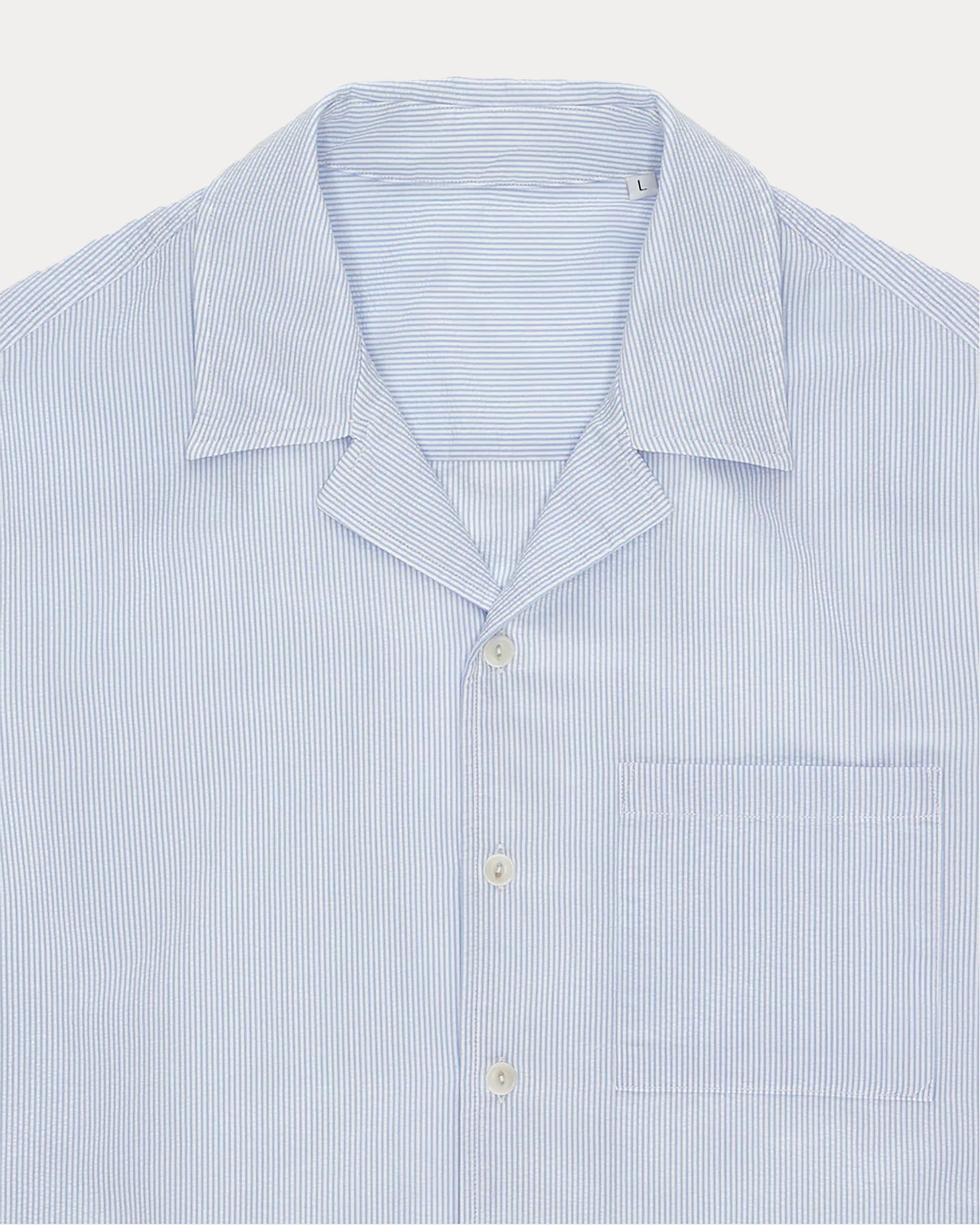 Bowling Camicia In Cotone Manica Corta