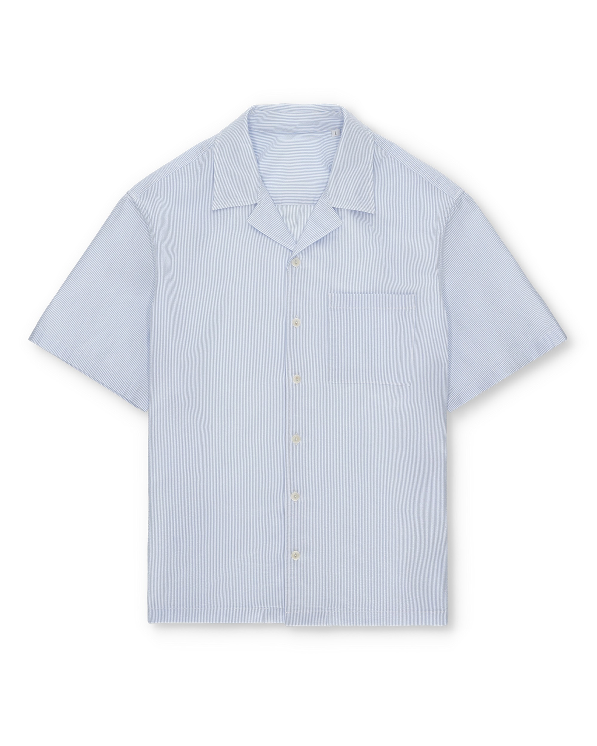 Bowling Camicia In Cotone Manica Corta