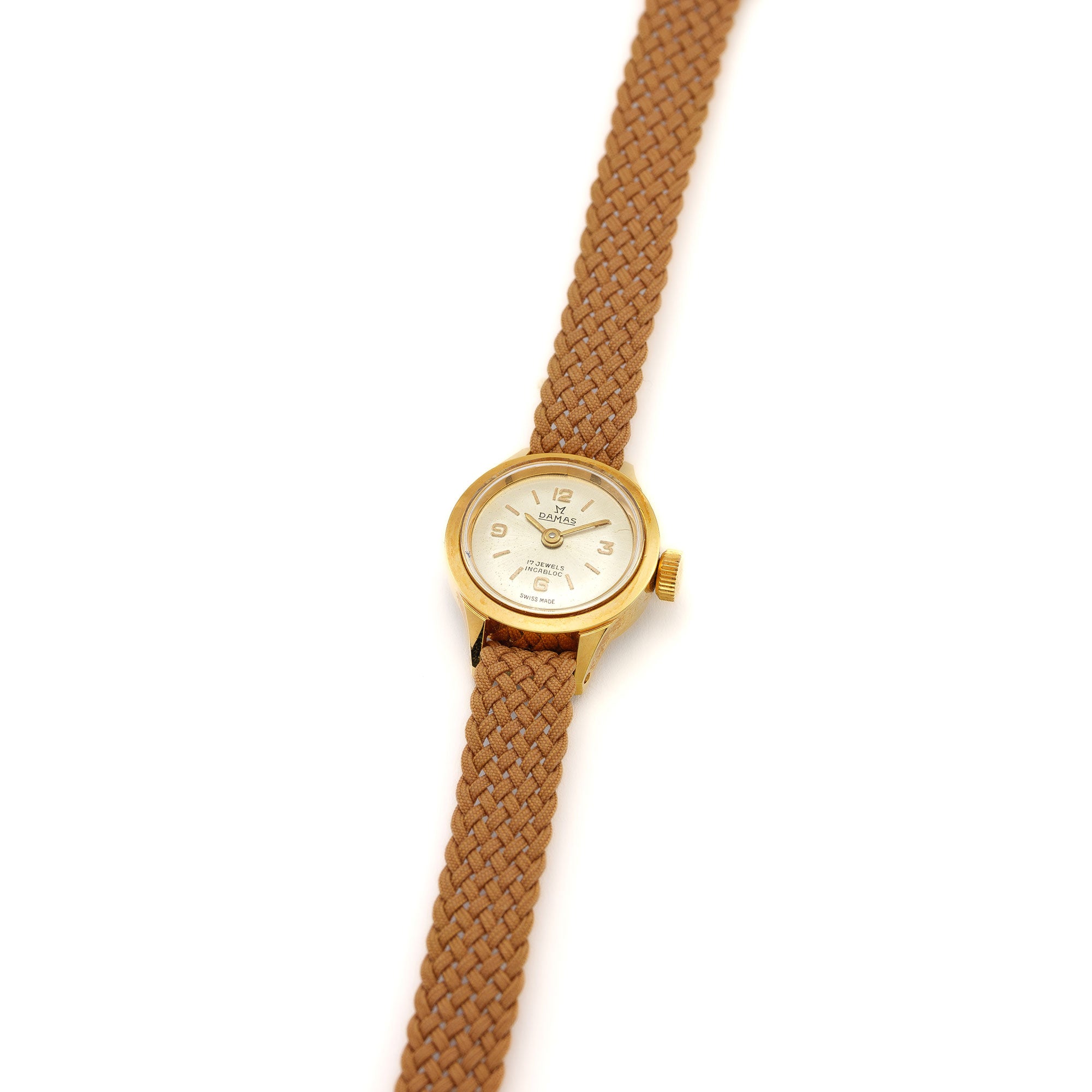 Damas Pulce Oro BR12 Quadrante Crema