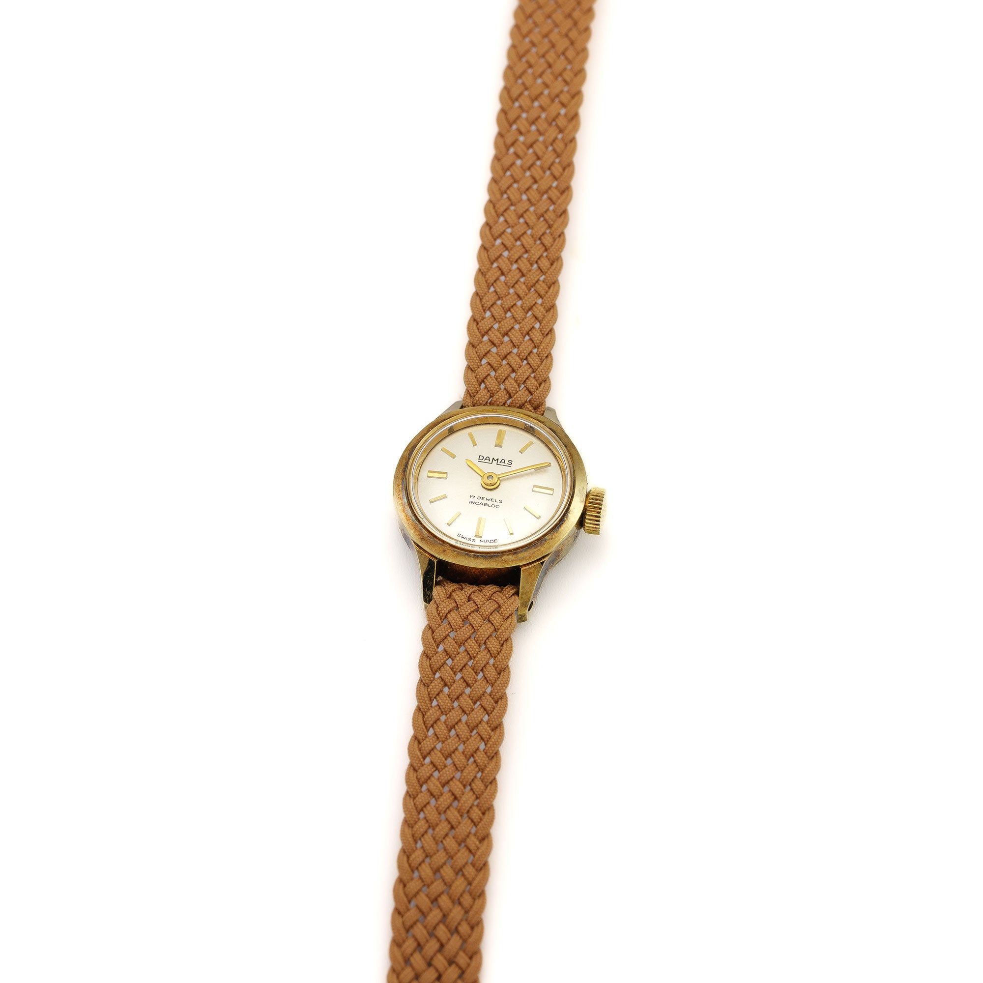 Damas Pulce Oro BR9 Quadrante Crema