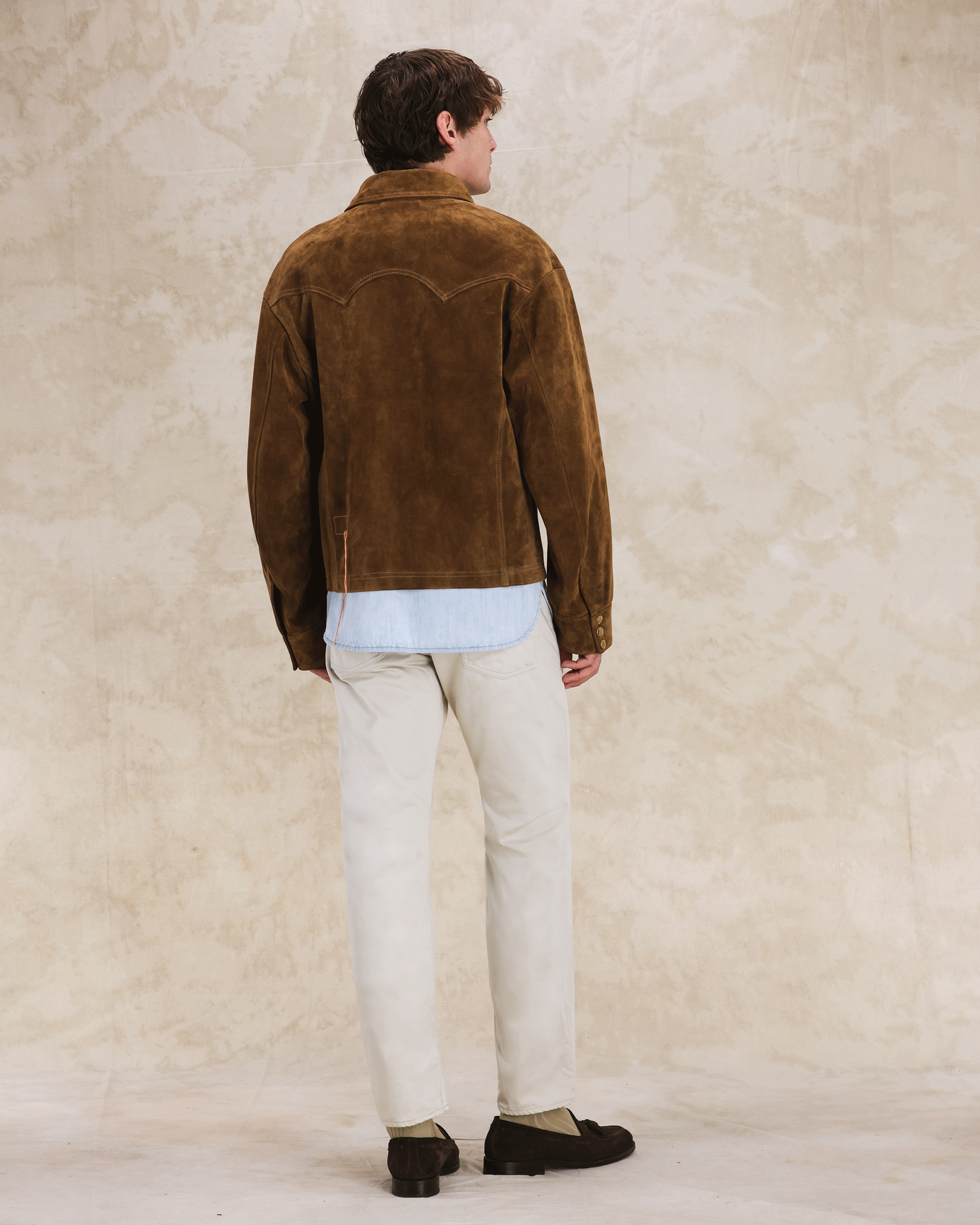 Buzz Giacca in Pelle Scamosciata