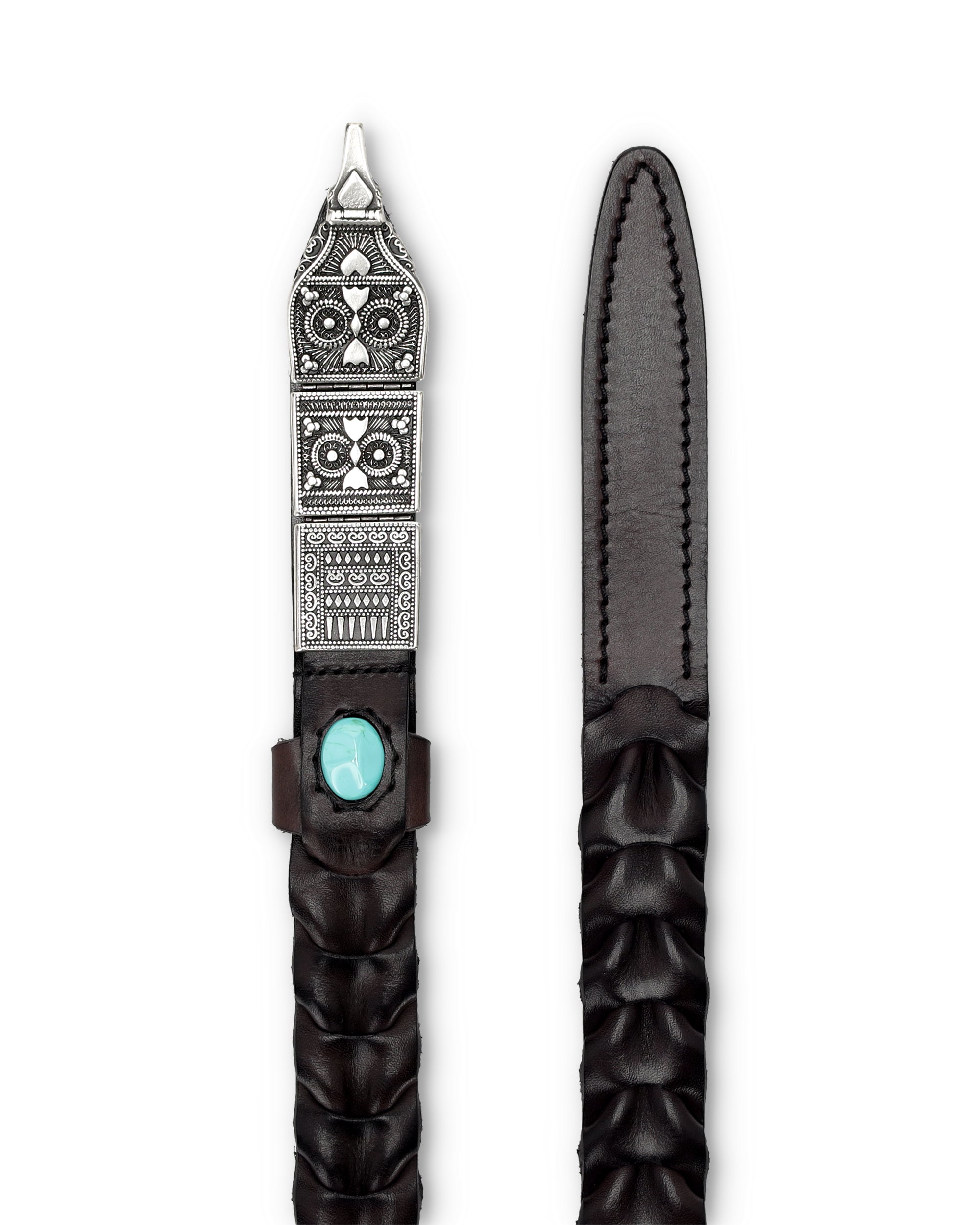 Tess Cintura in Pelle Intrecciata