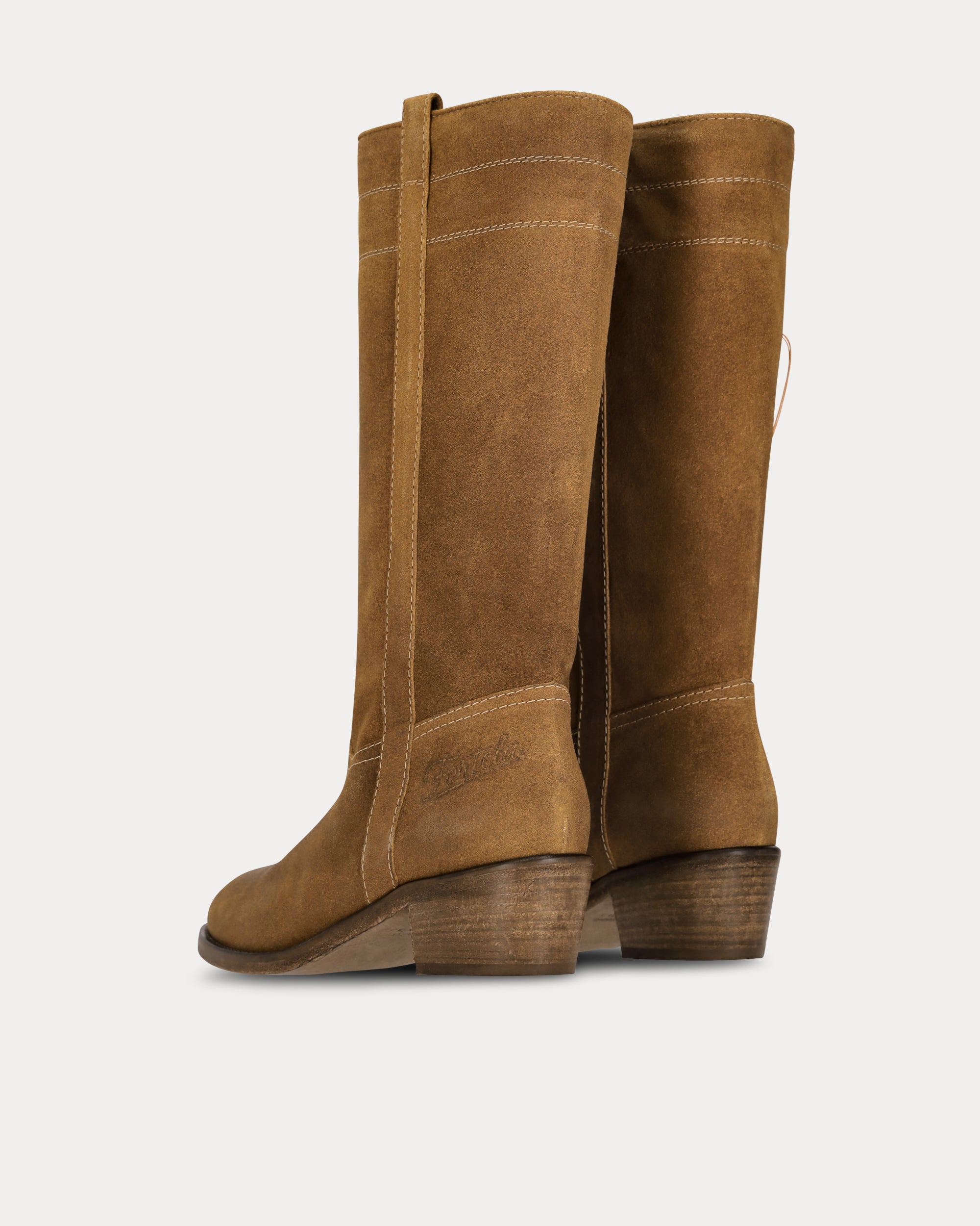 Camperos High Leg Suede Leather Boots