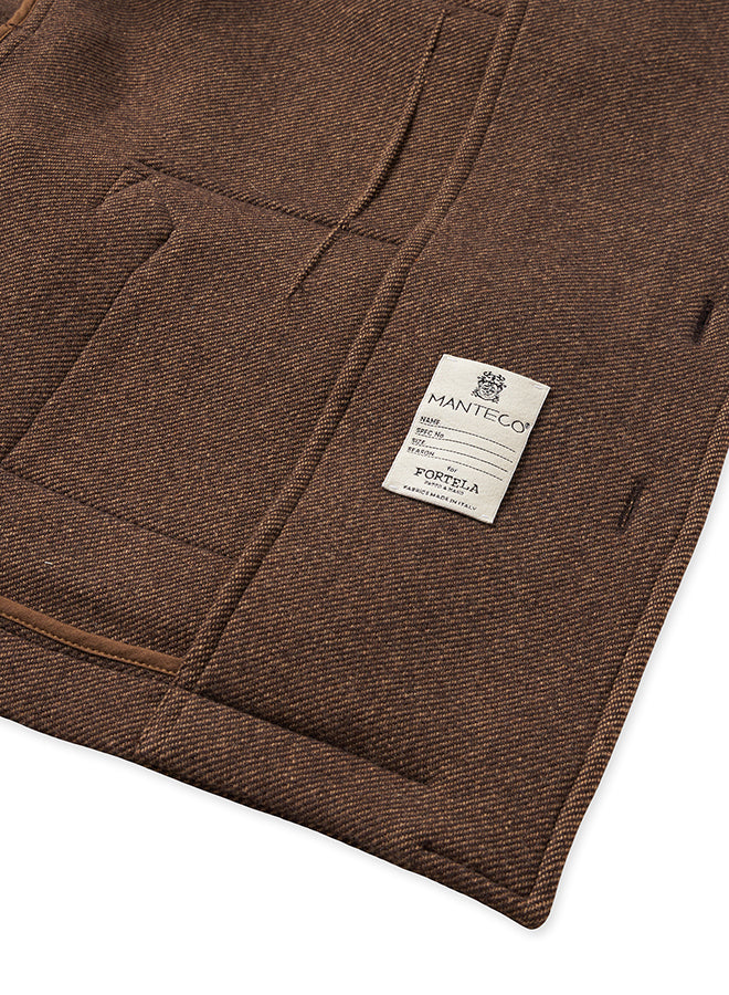 Carlo Giacca Sahariana In Lana