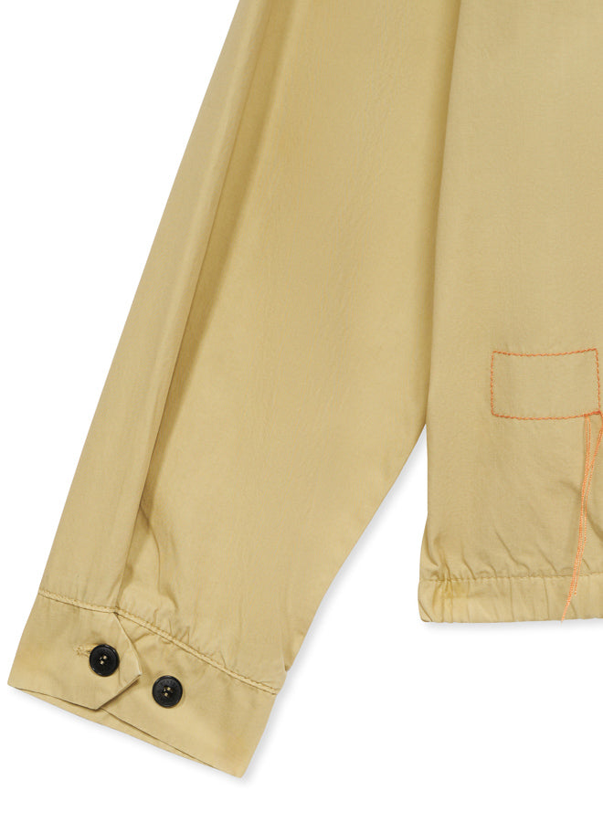 Carol Giacca Con Zip in Popeline di Cotone