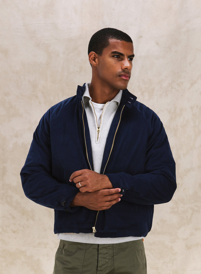 Carol Giacca con Zip in Velluto a Coste