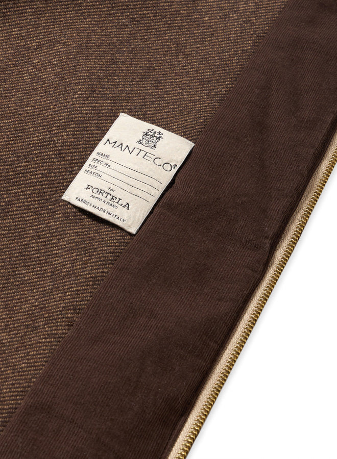 Carol Giacca con Zip in Velluto a Coste