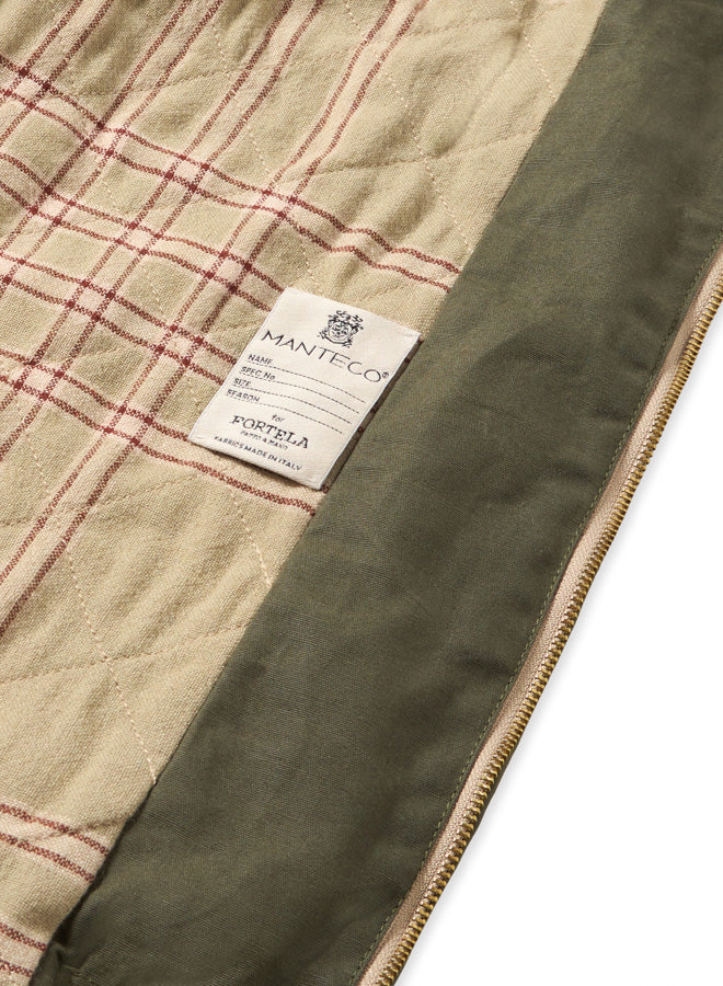 Carol Giacca con Zip In Tela Cerata