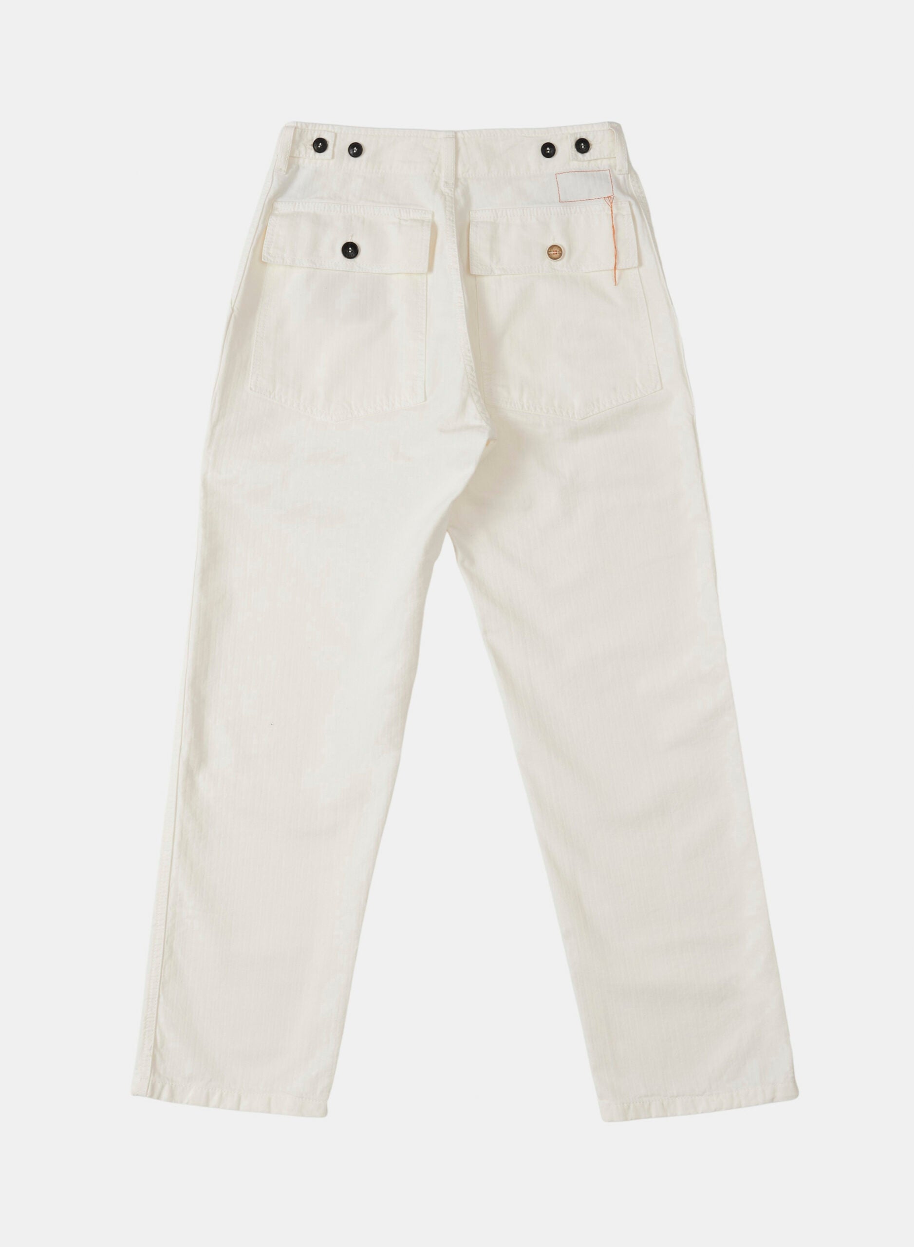 Jerryt Pantaloni Fatigue In Herringbone Di Cotone