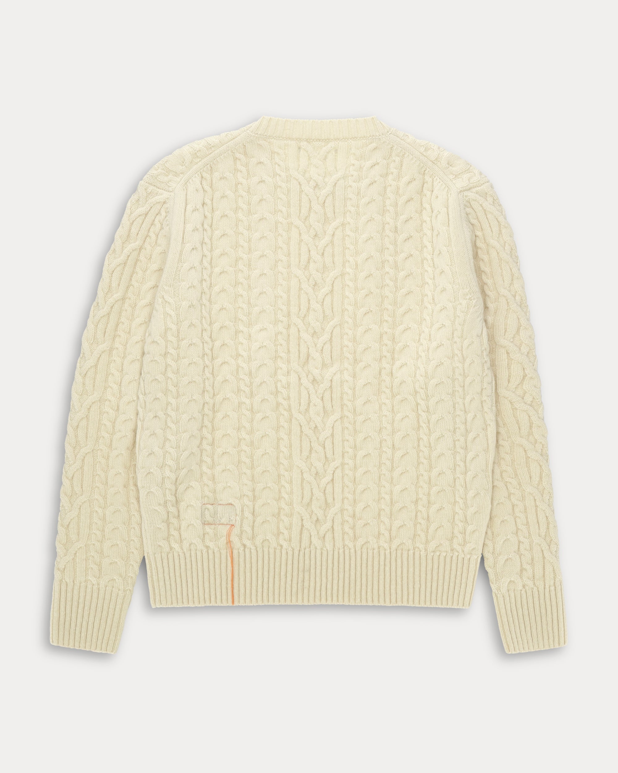 Chain Maglia in Lana con Motivo a Treccia
