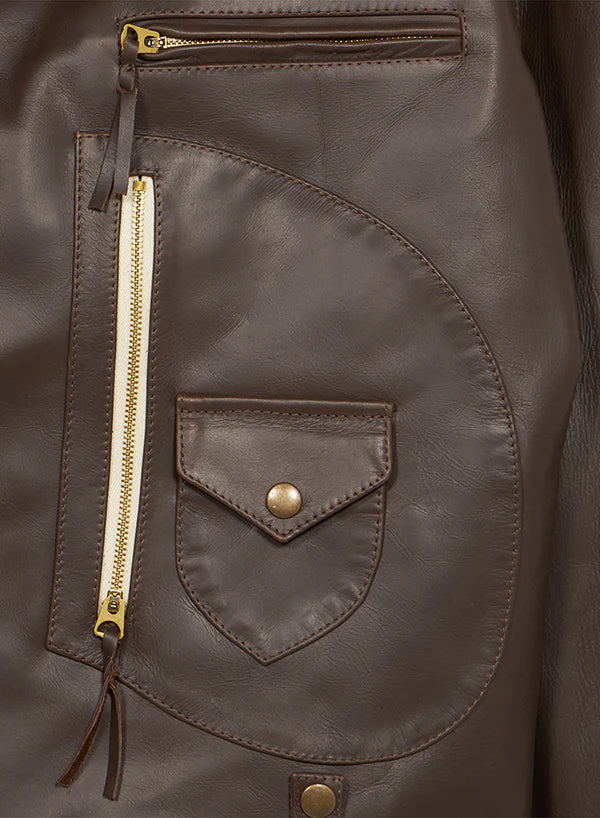 Chiodo Giacca Biker in Pelle