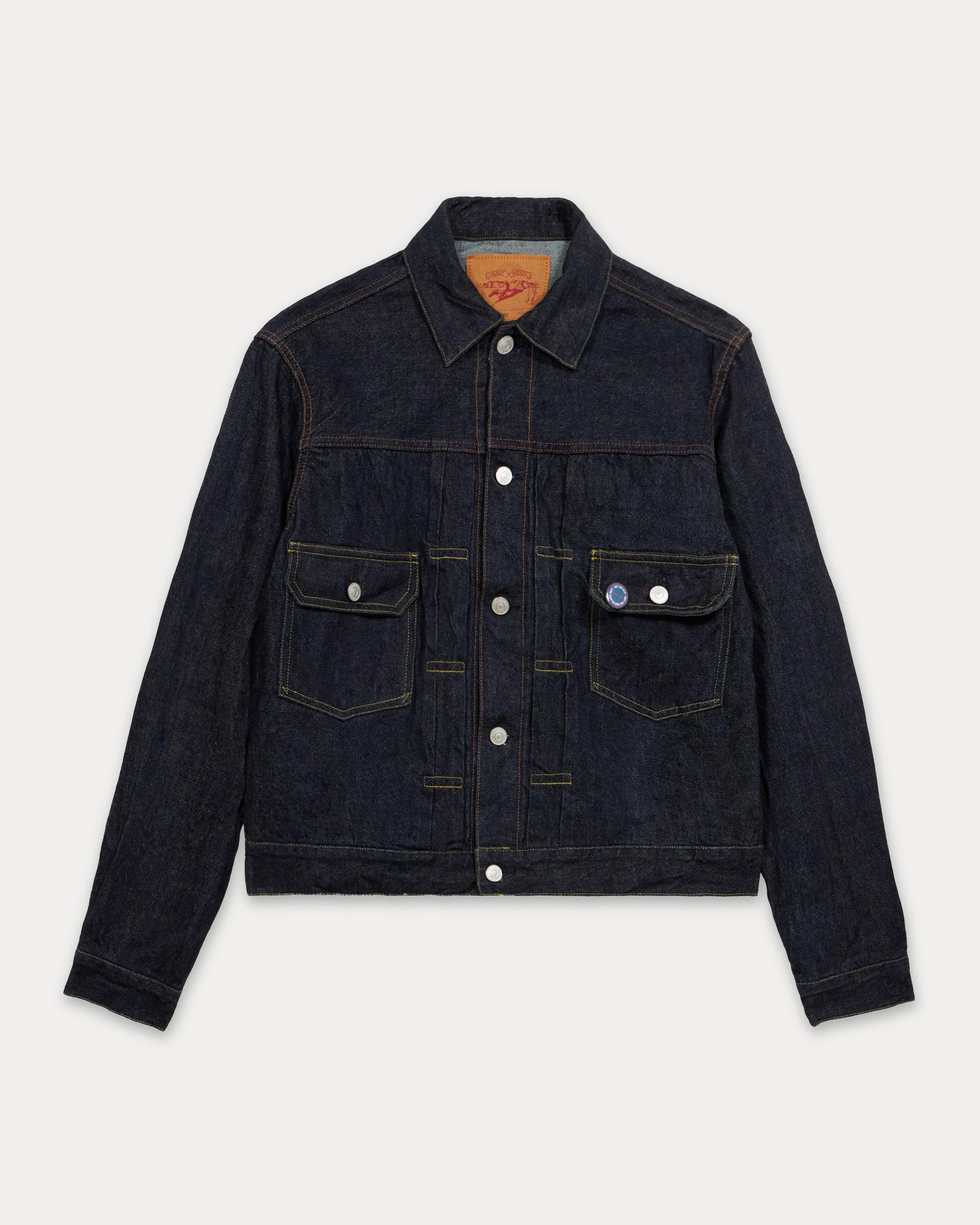 Cisco Giacca In Japan Denim Indigo Rinse