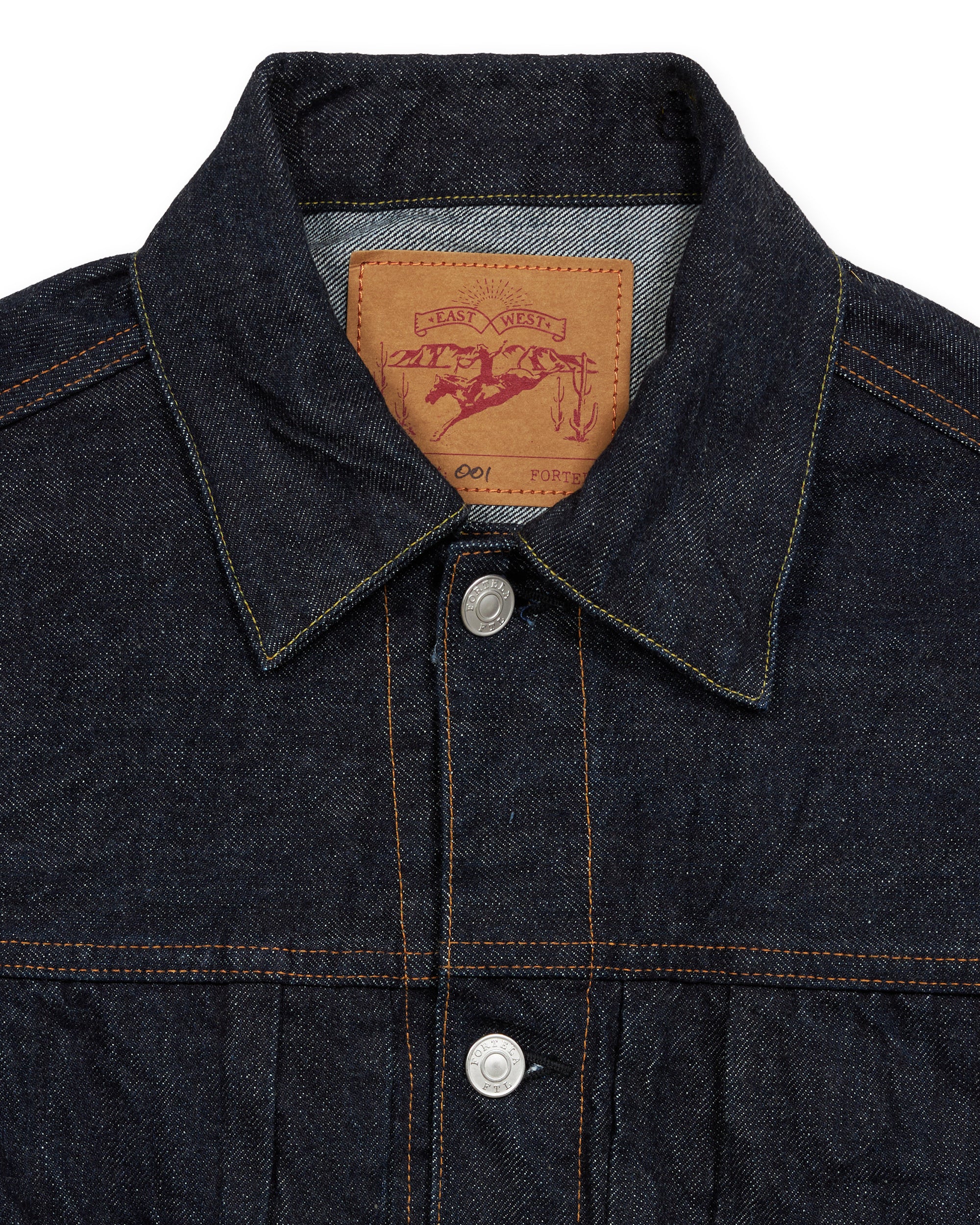 Cisco Giacca In Japan Denim Indigo Rinse