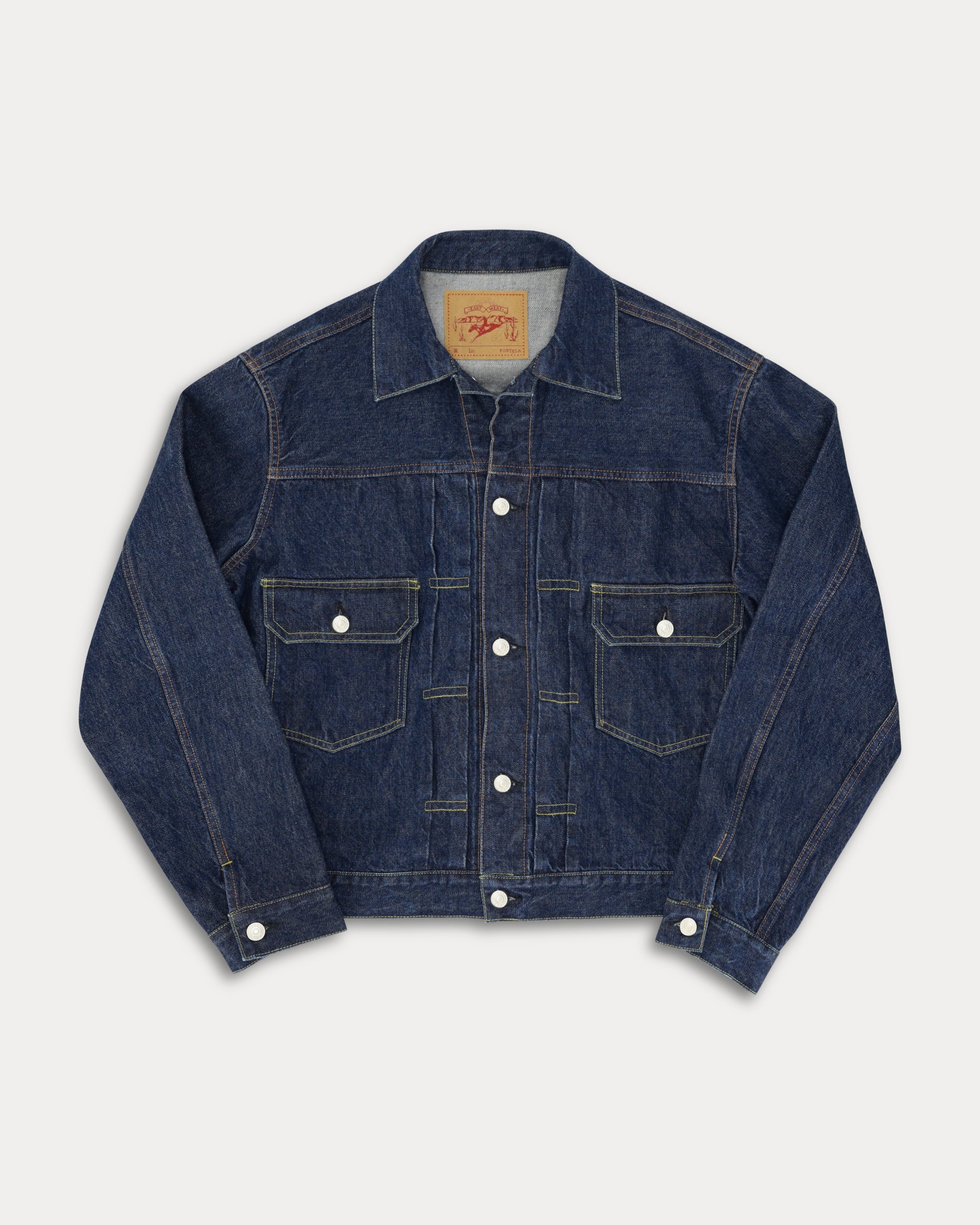 Cisco Giacca In Japan Denim Stone Wash