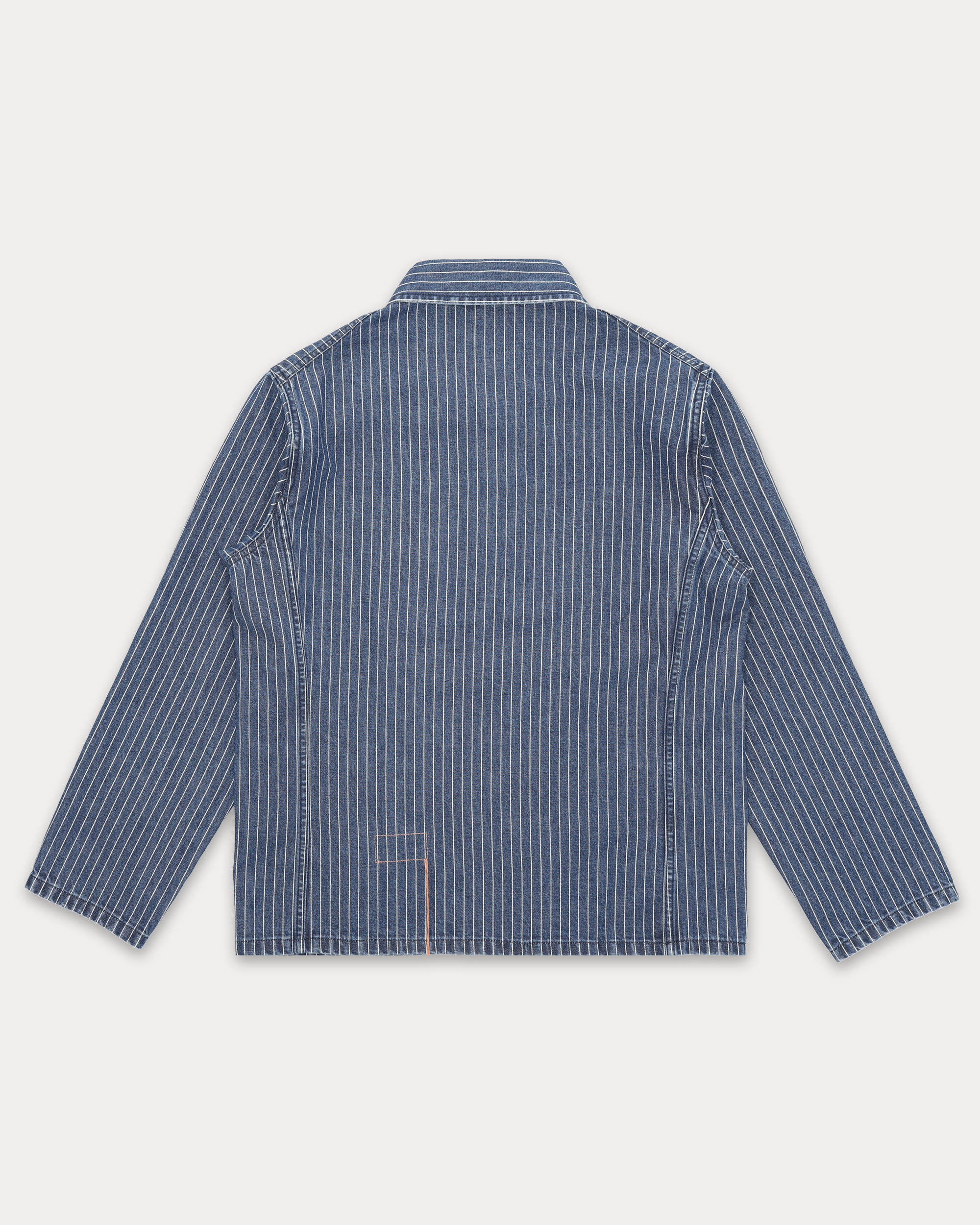 Clays Pinstripe Denim Jacket