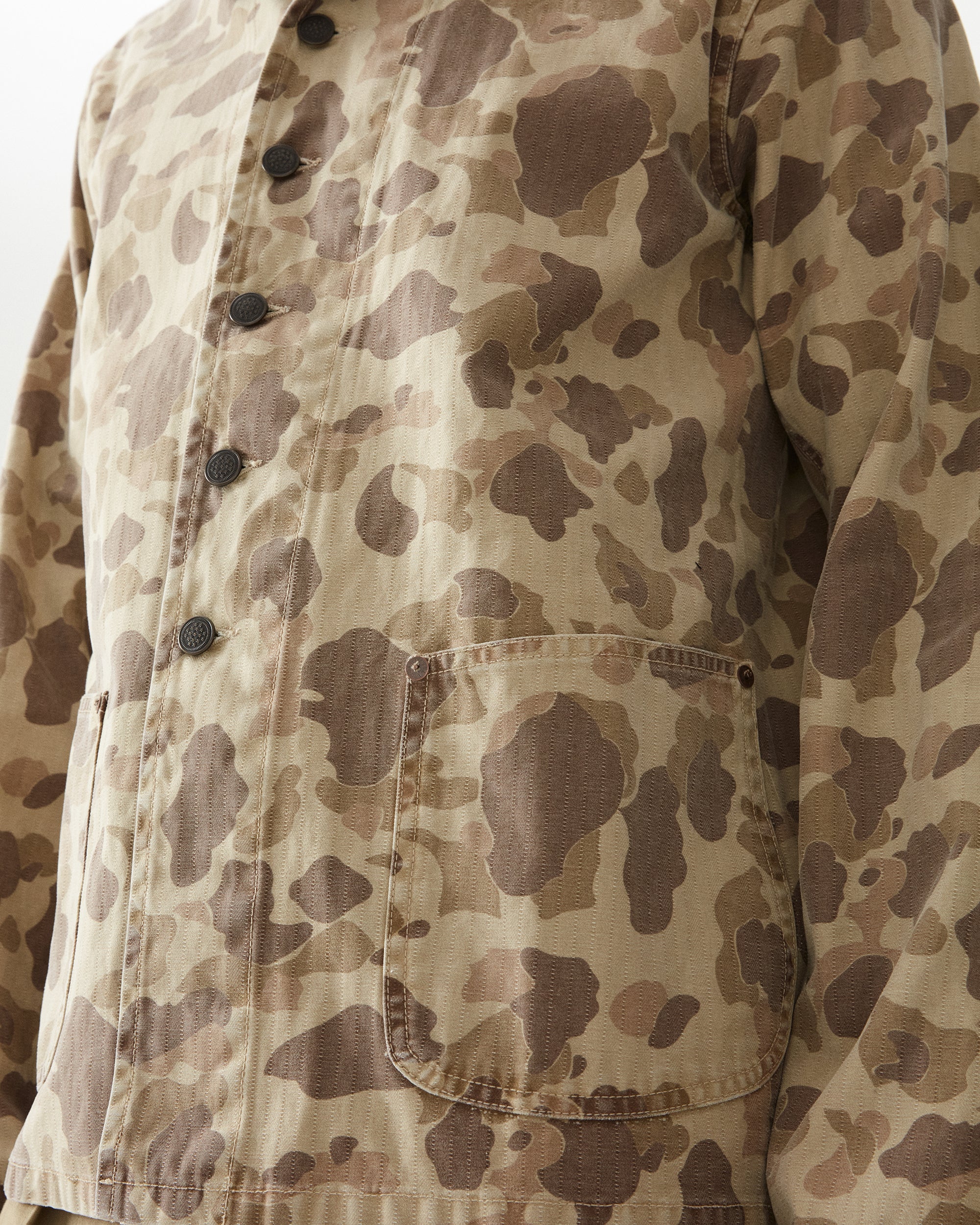 Clays Giacca Camouflage In Cotone