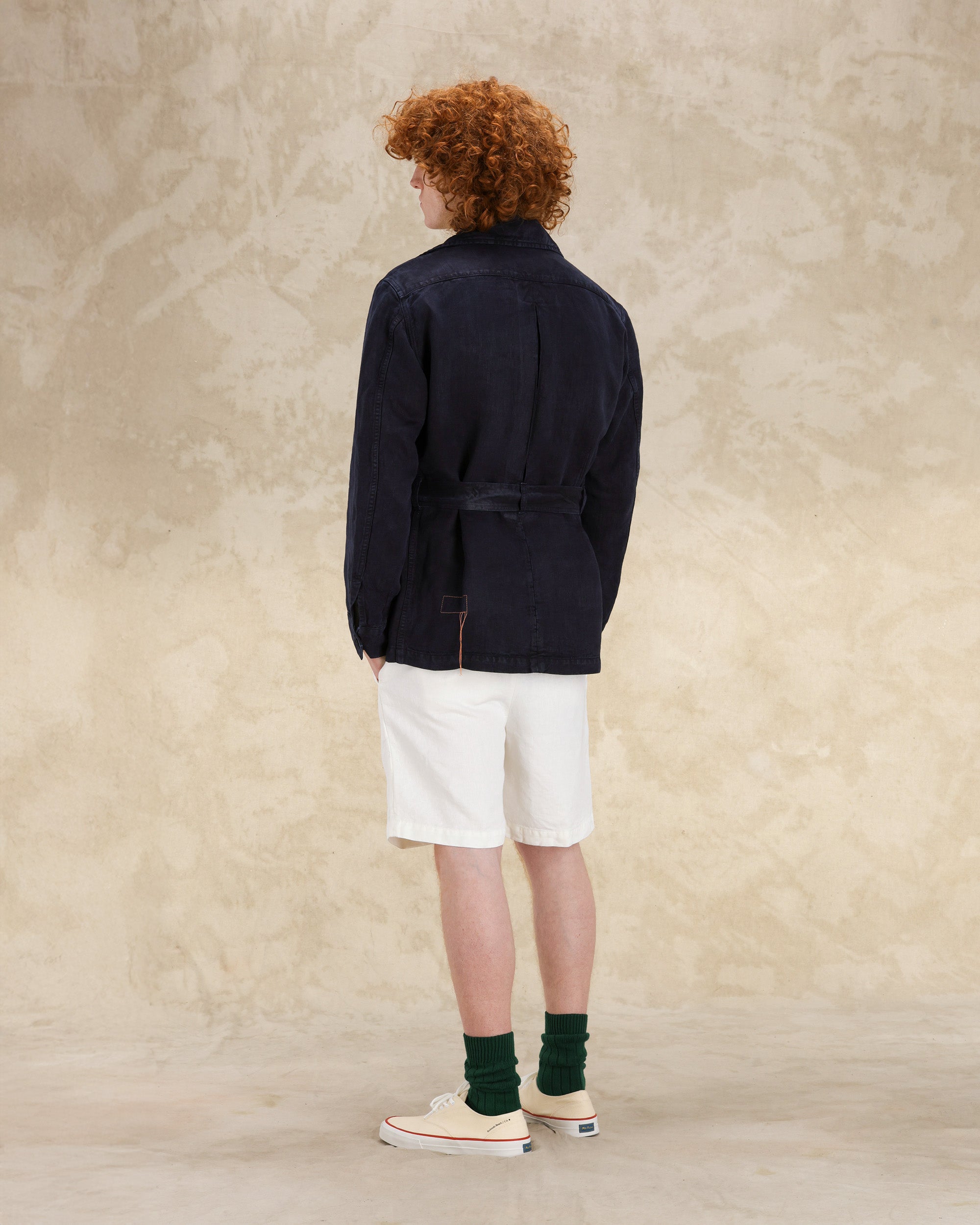 Clint Giacca Sahariana in Lino