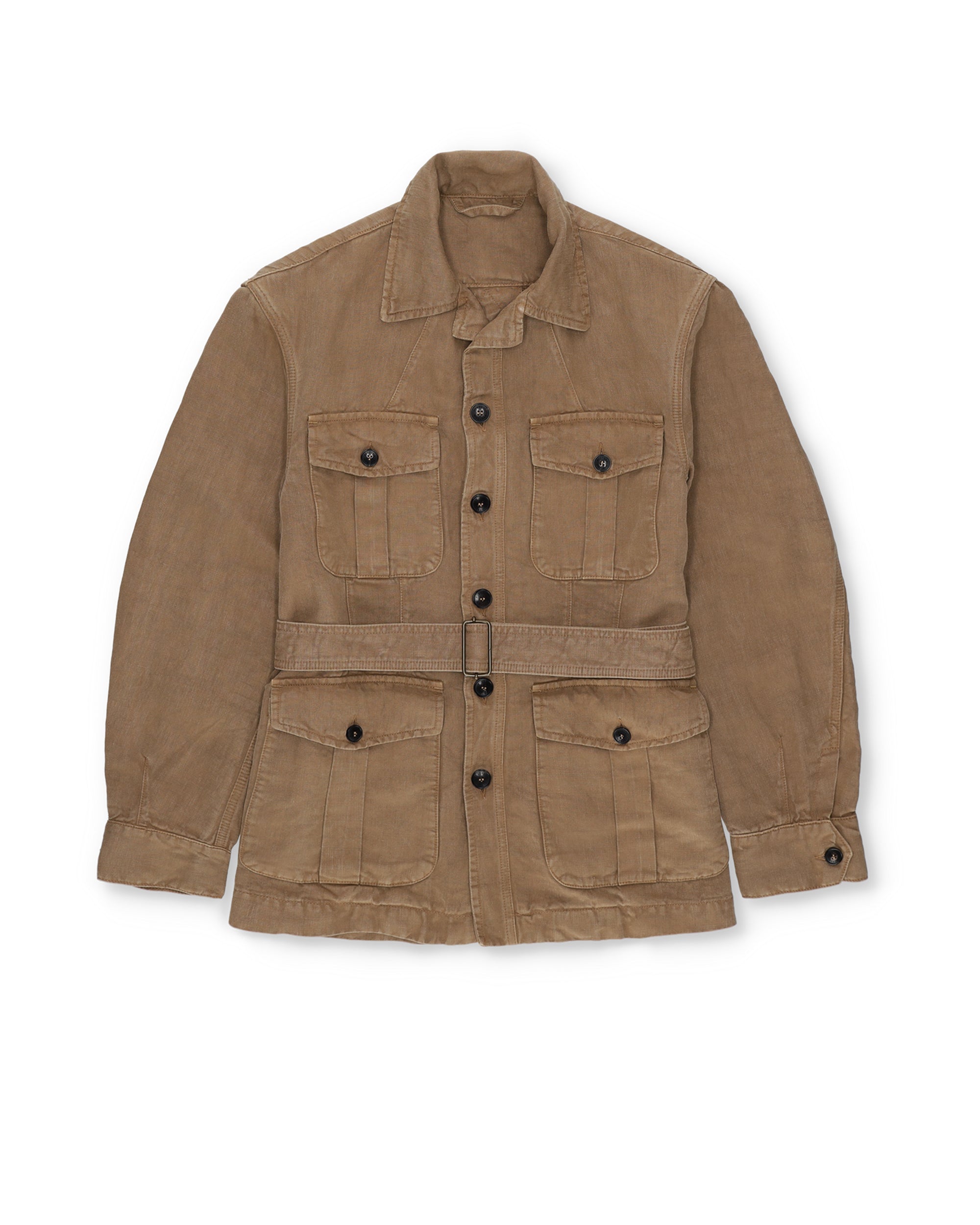 Clint Giacca Sahariana in Lino