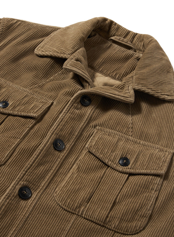 Clint1 Giacca Sahariana In Velluto a Coste