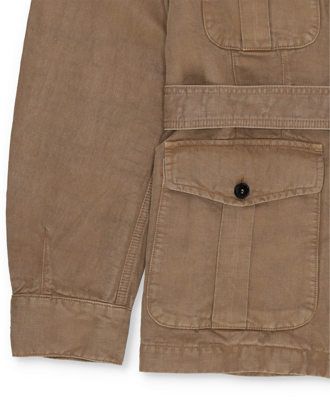 Clint Giacca Sahariana in Lino