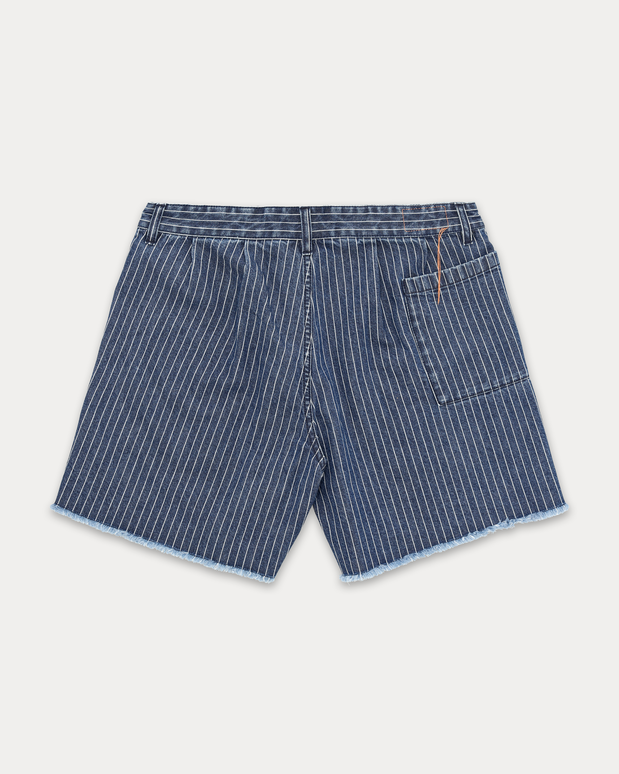 Colonel Shorts In Denim Gessato