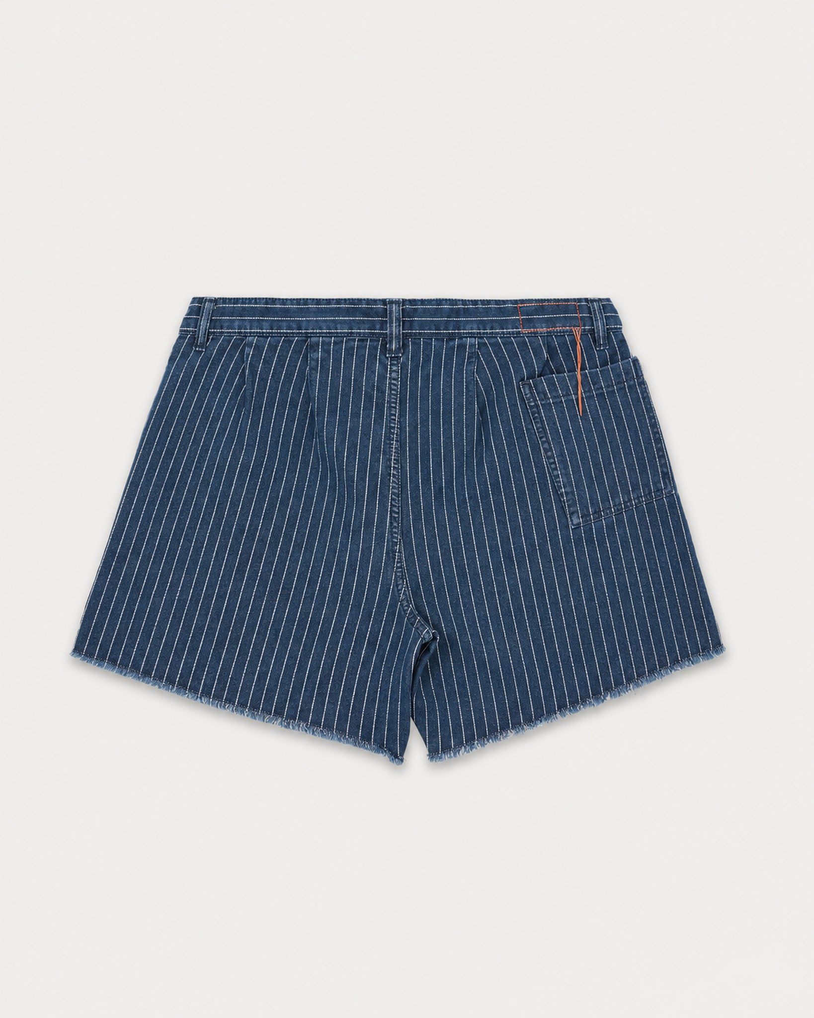 Colonel Shorts In Denim Gessato