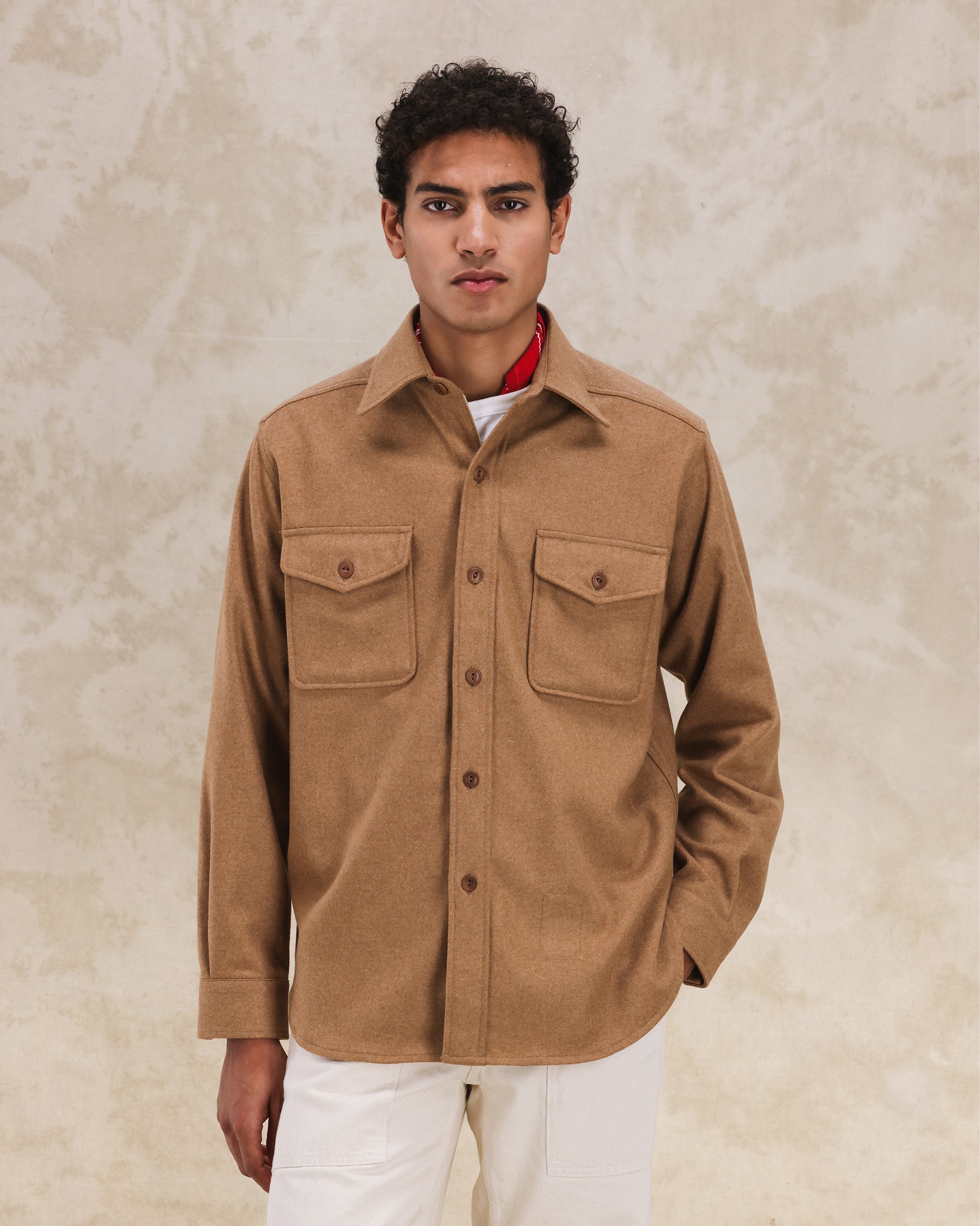 CPO Overshirt In Flanella di Lana