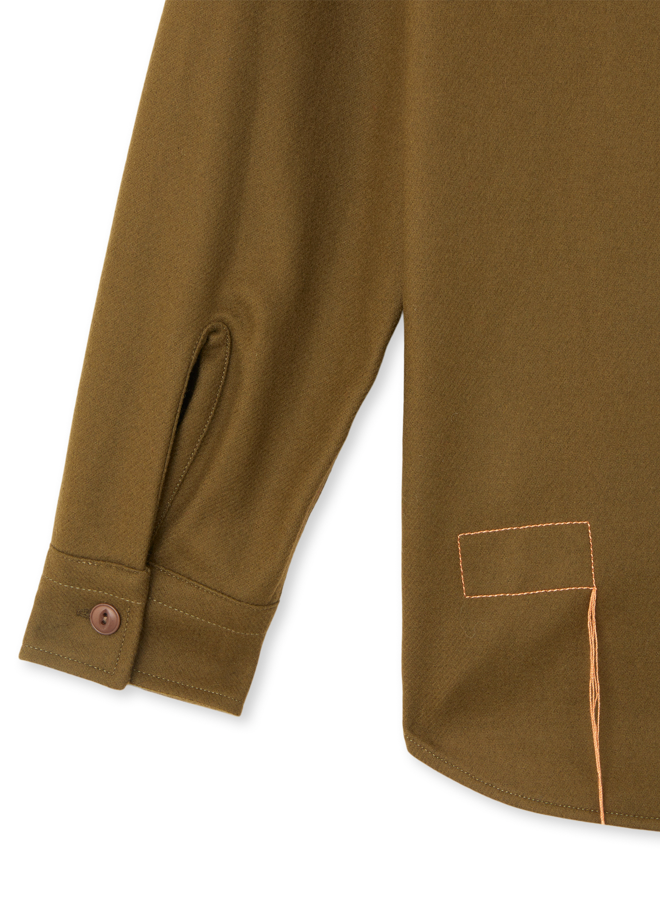 CPO Overshirt In Flanella di Lana