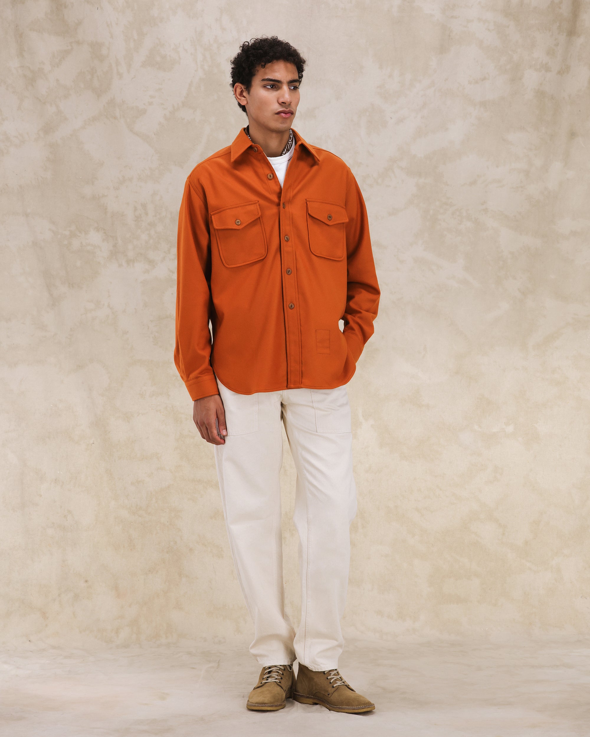 CPO Overshirt In Flanella di Lana