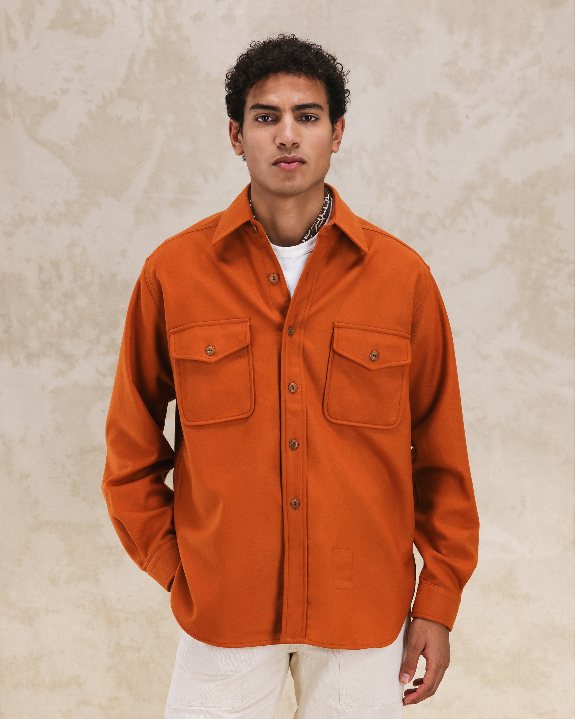 CPO Overshirt In Flanella di Lana