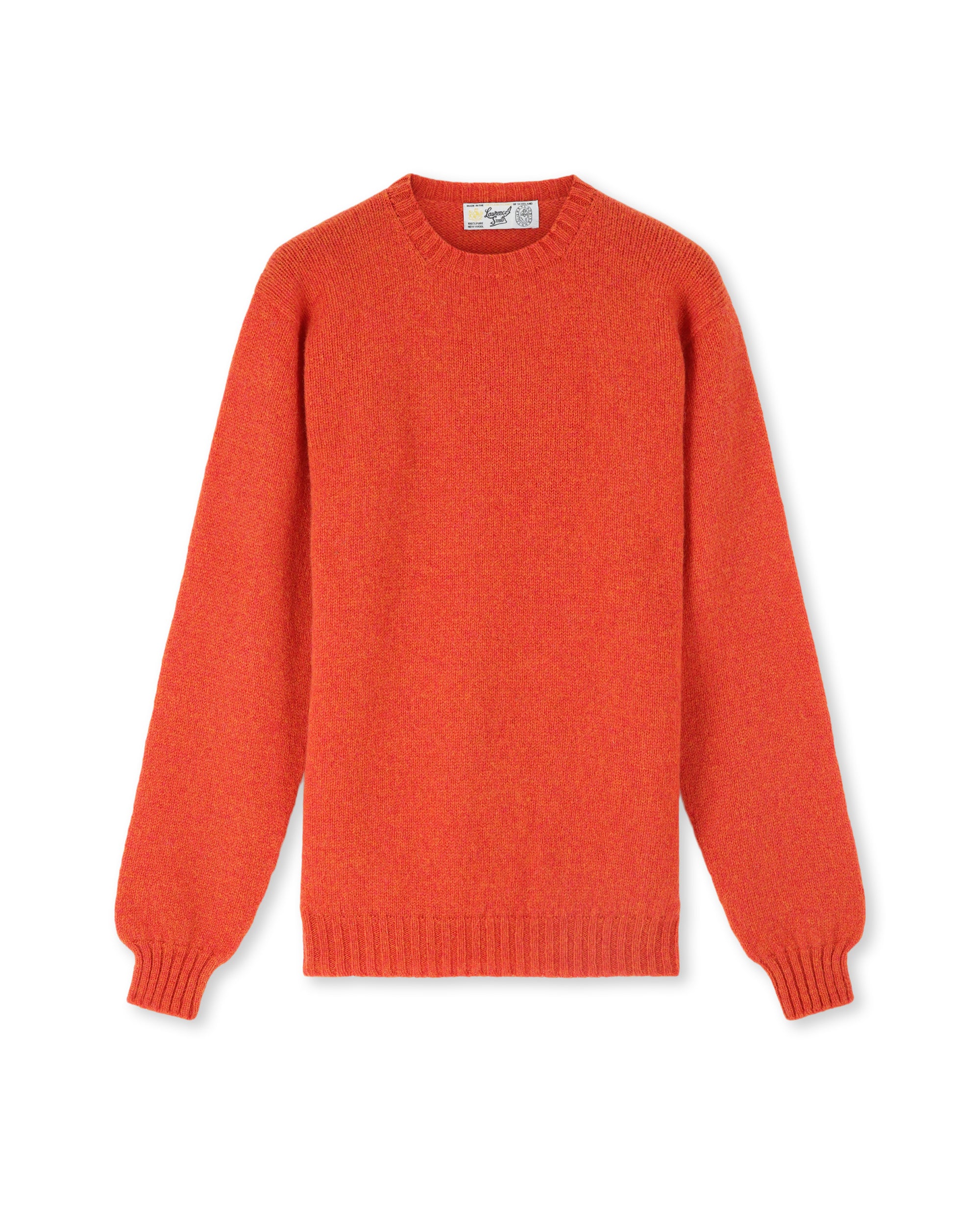 Shetlandcrewneck Sweater Crewneck Wool