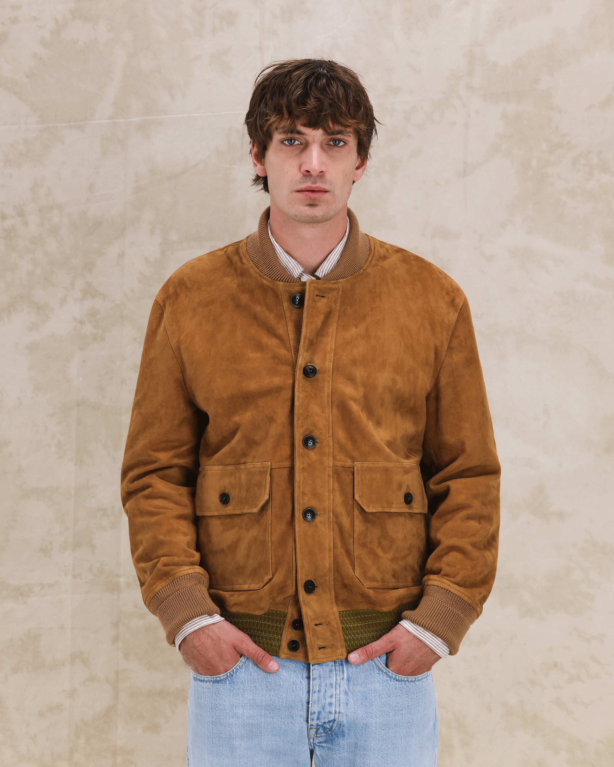 Cruiser Bomber In Camoscio