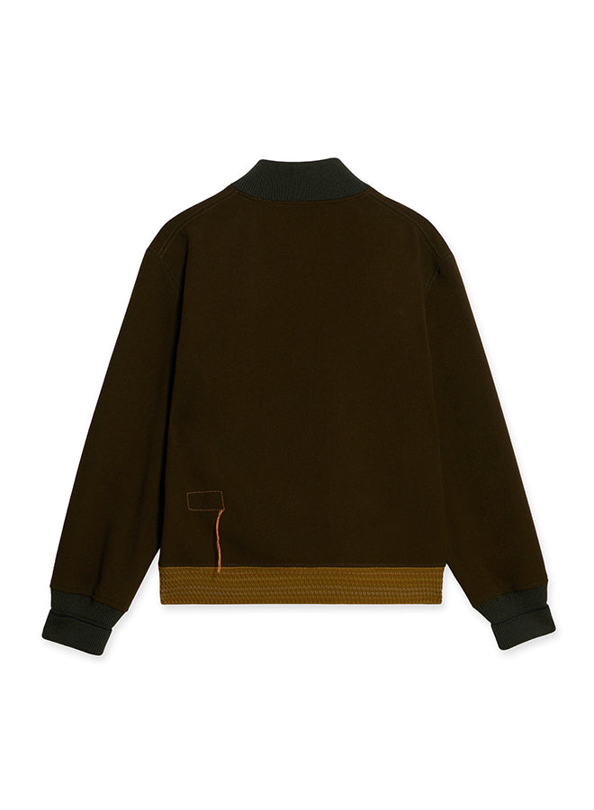 Cruiser Bomber In Twill di Lana