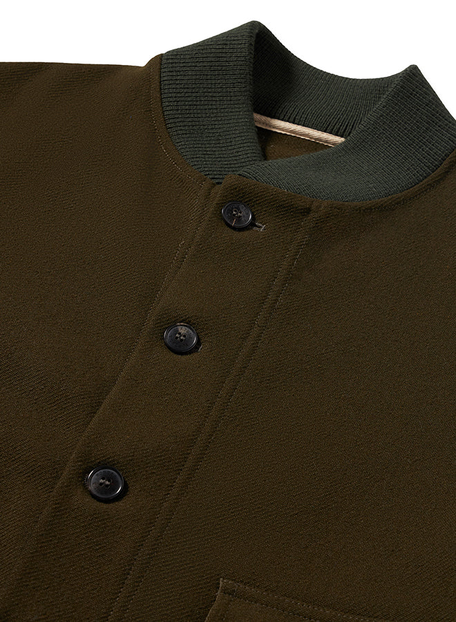 Cruiser Bomber In Twill di Lana